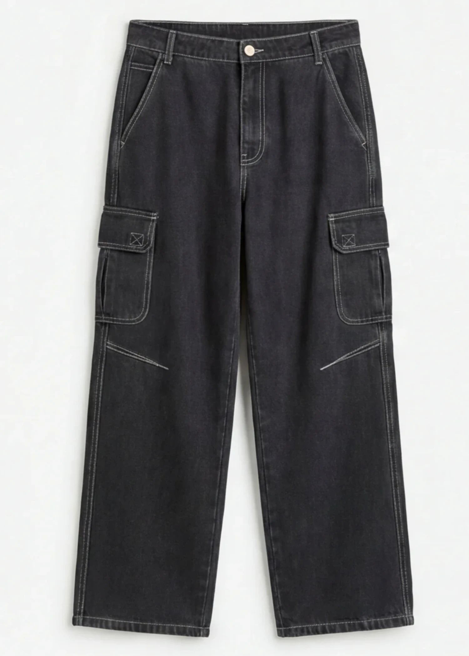denim Jeans in Black by Hustle N Holla