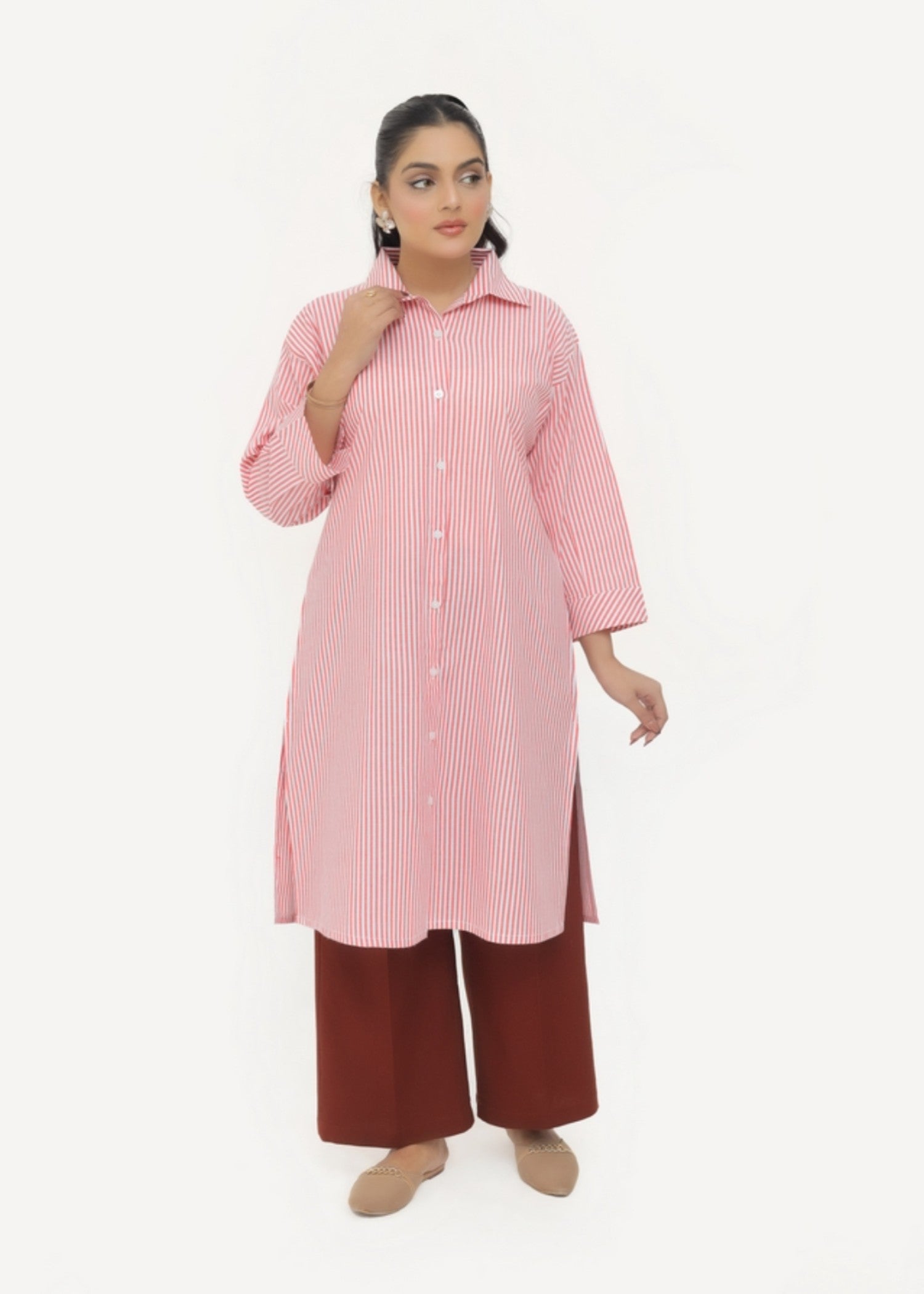 cotton Tunic in Red