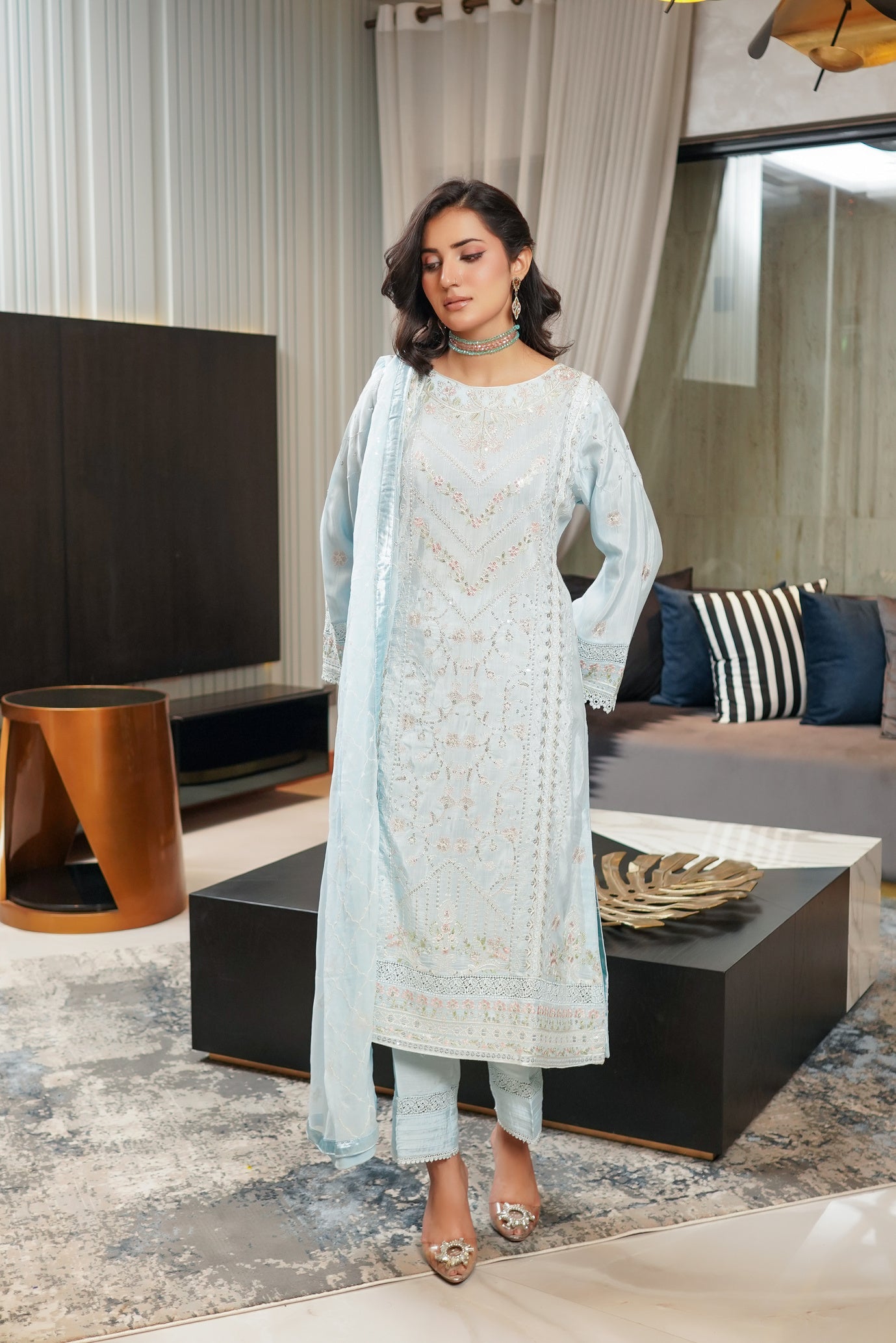 Shamooz Silk Edit Festive Pret Formals – D-8