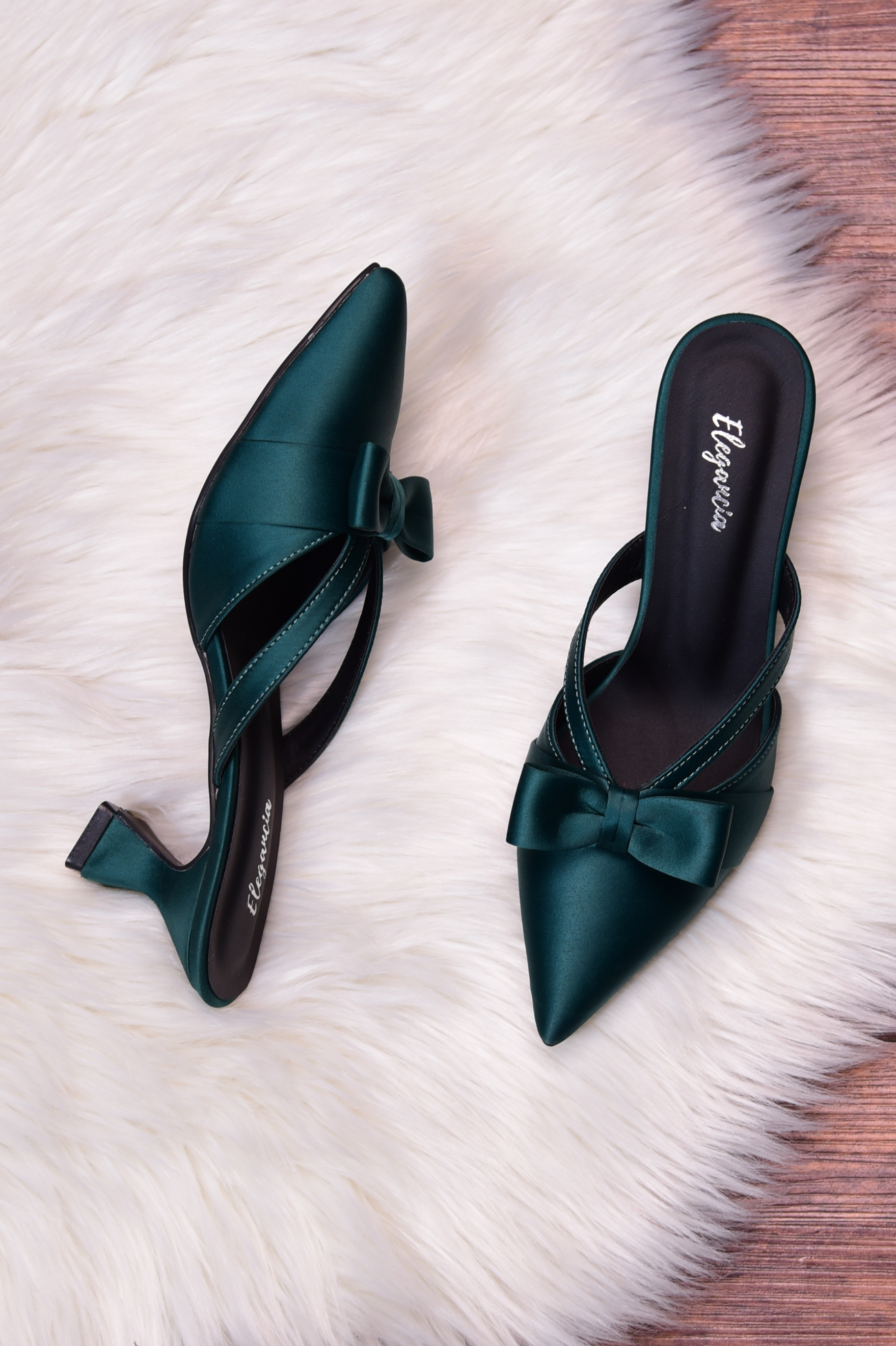 Heels in Green by - High Quality Women Heels MSE7617