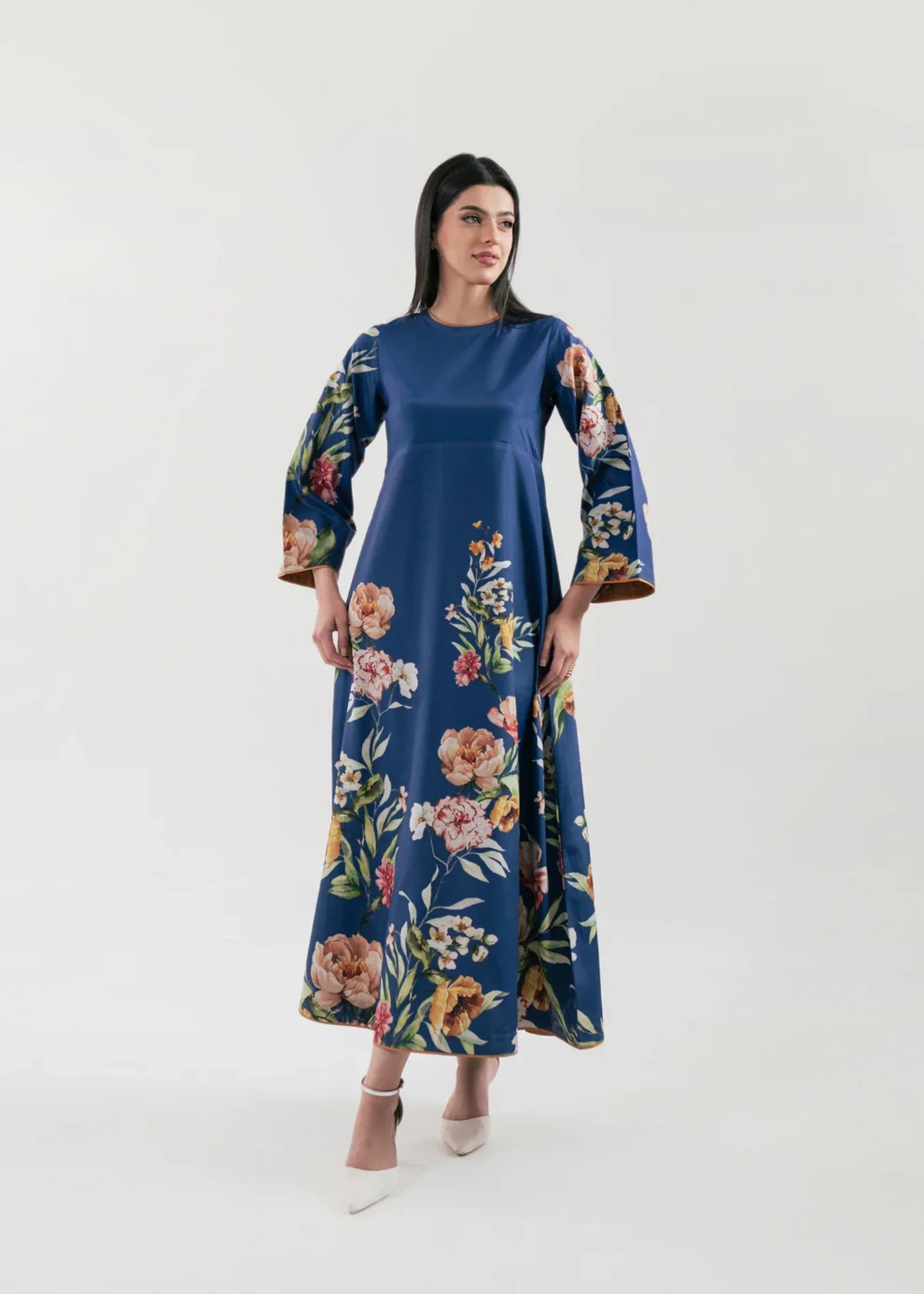 poly lawn Maxi in Sapphire blue