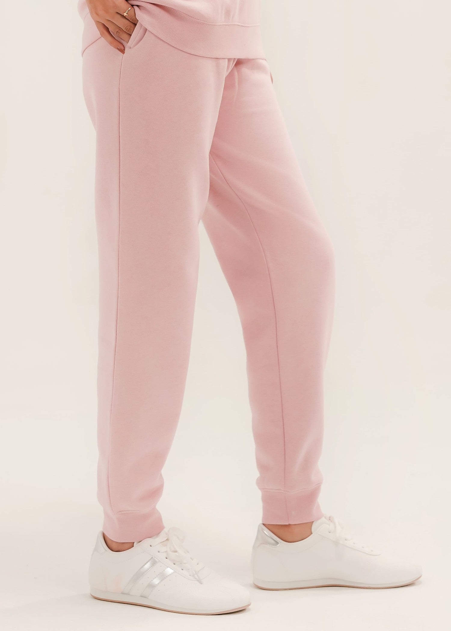 fleece Trousers in Pink