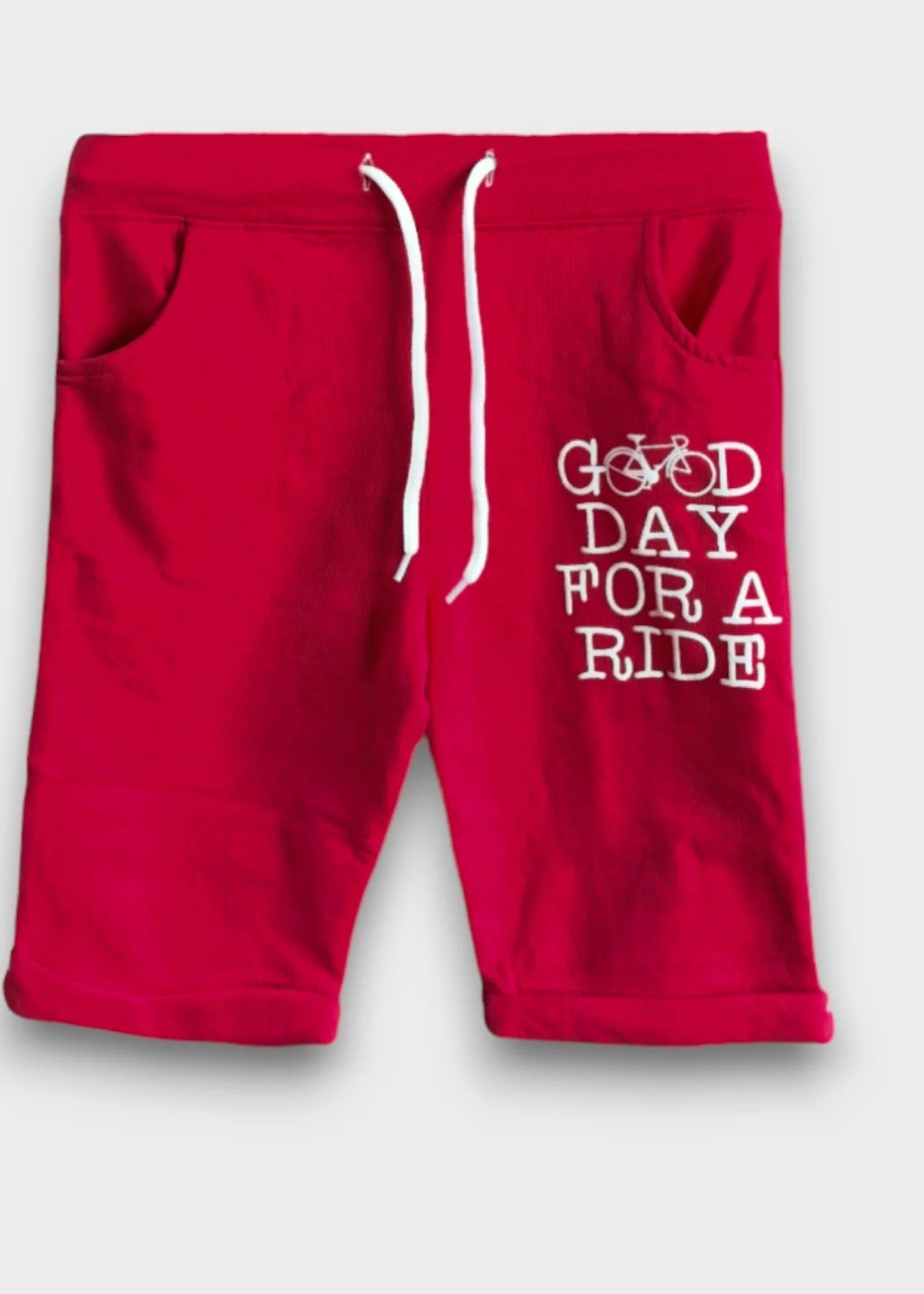 cotton Shorts in Red