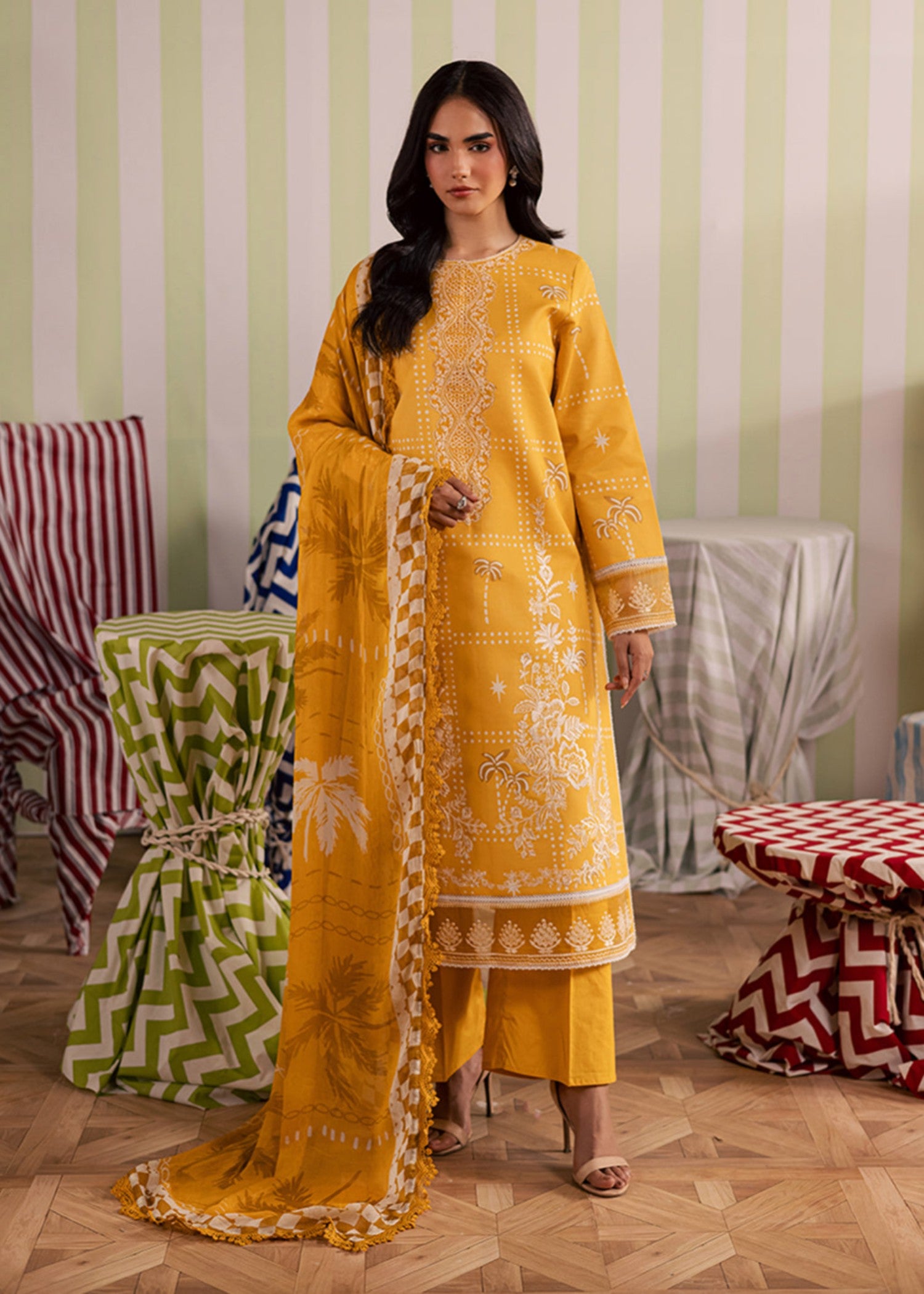 lawn Unstitched in Marigold