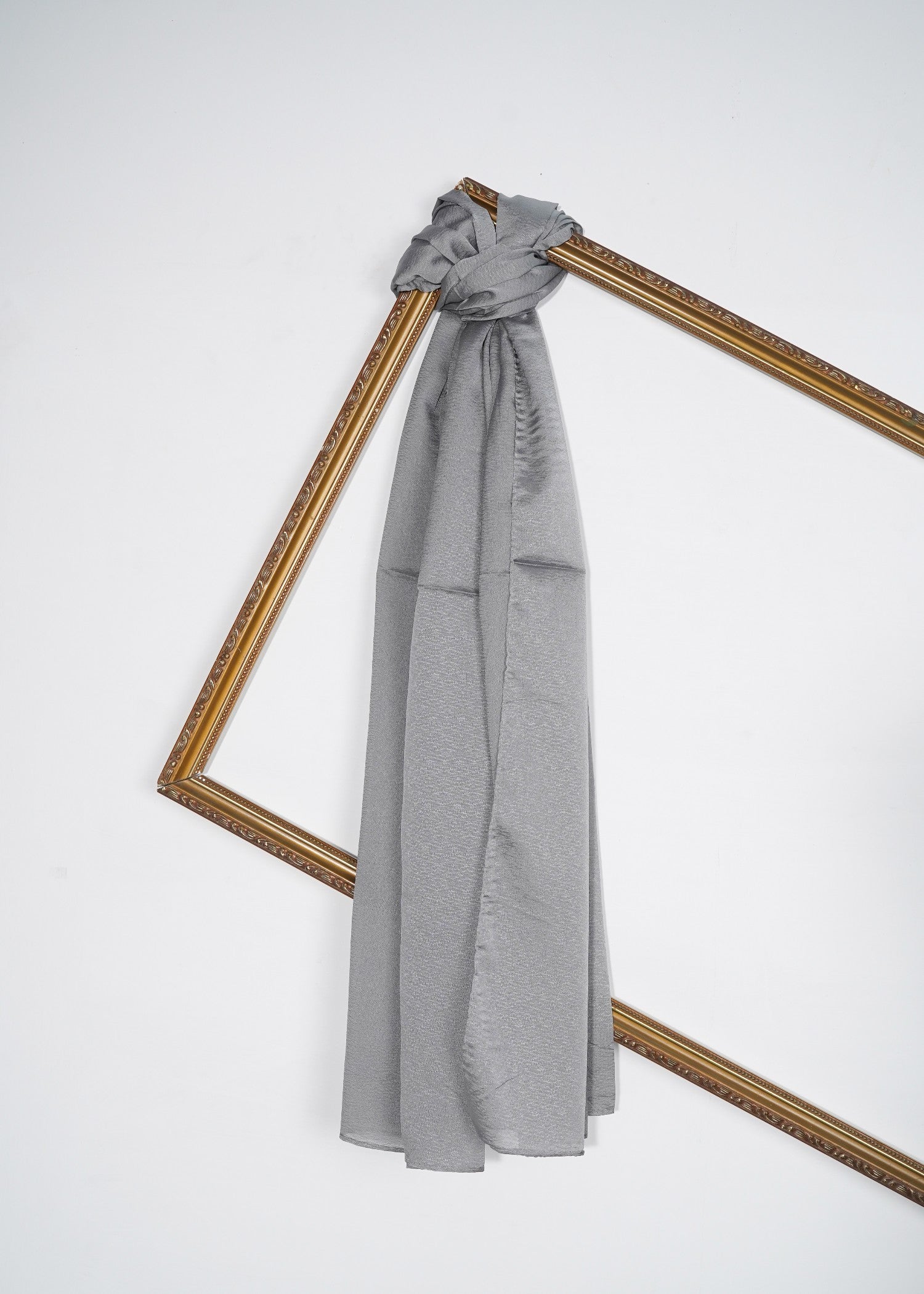 silk Hijab in Grey