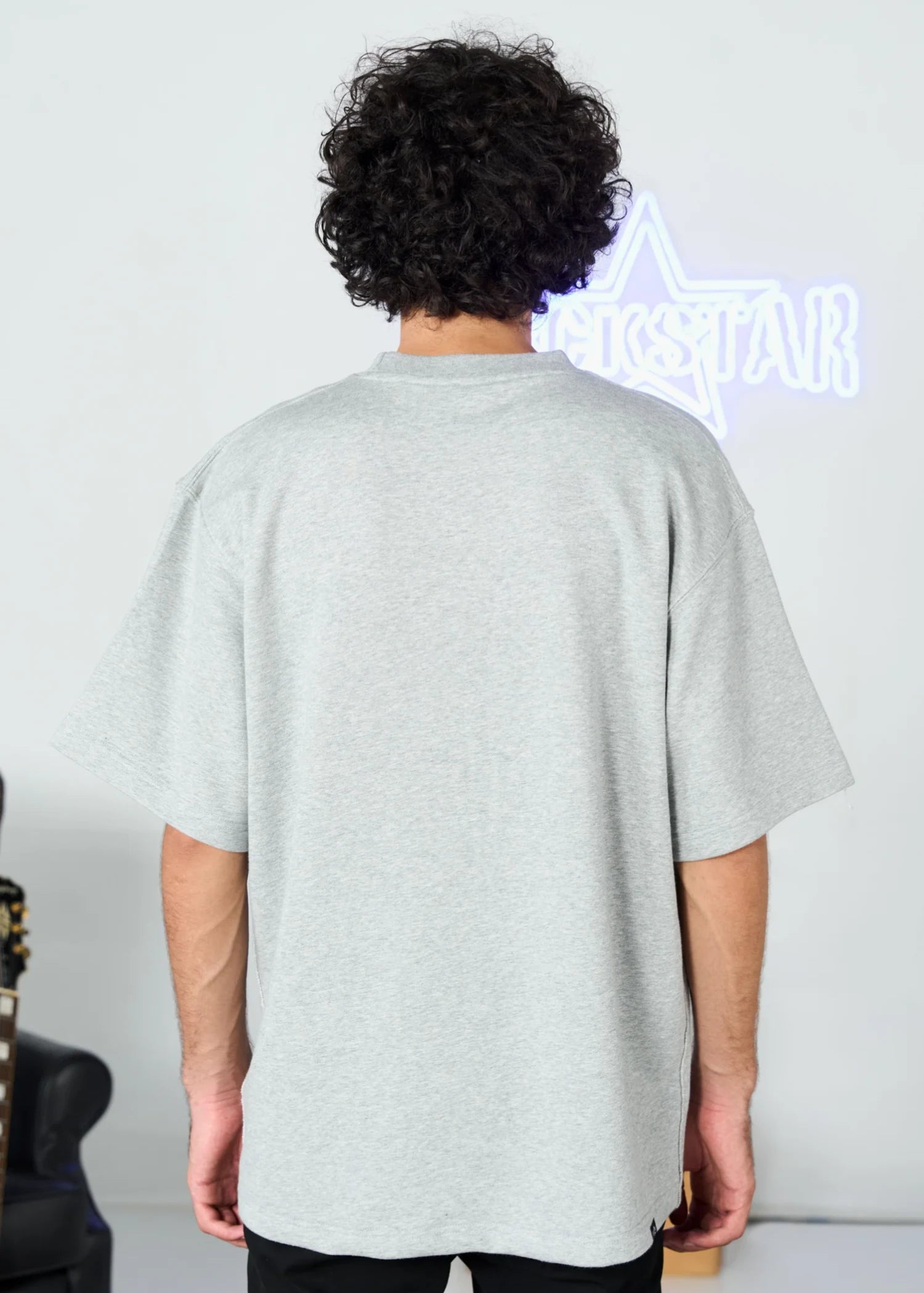 terry T Shirt in Light grey