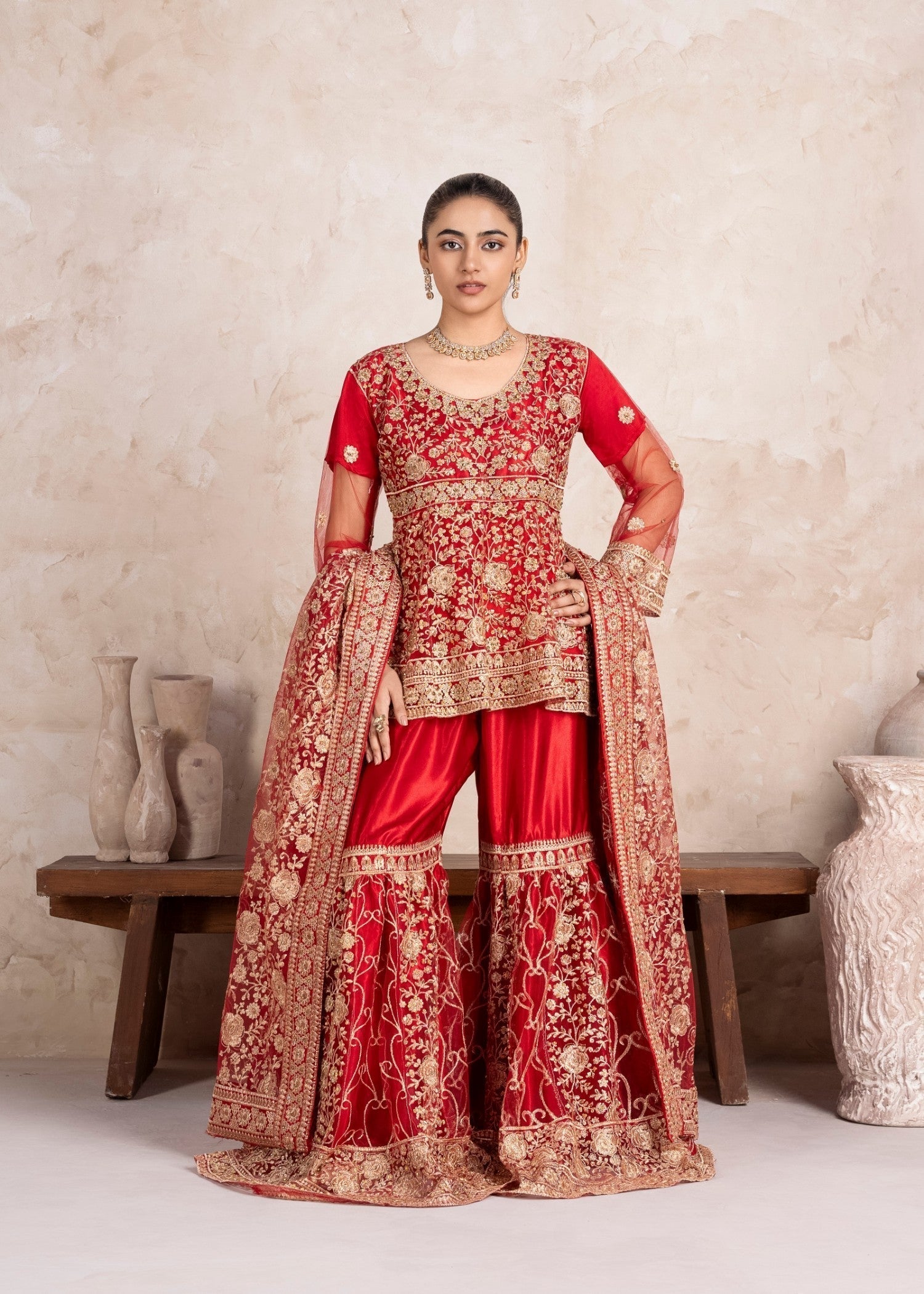 net Gharara in Red