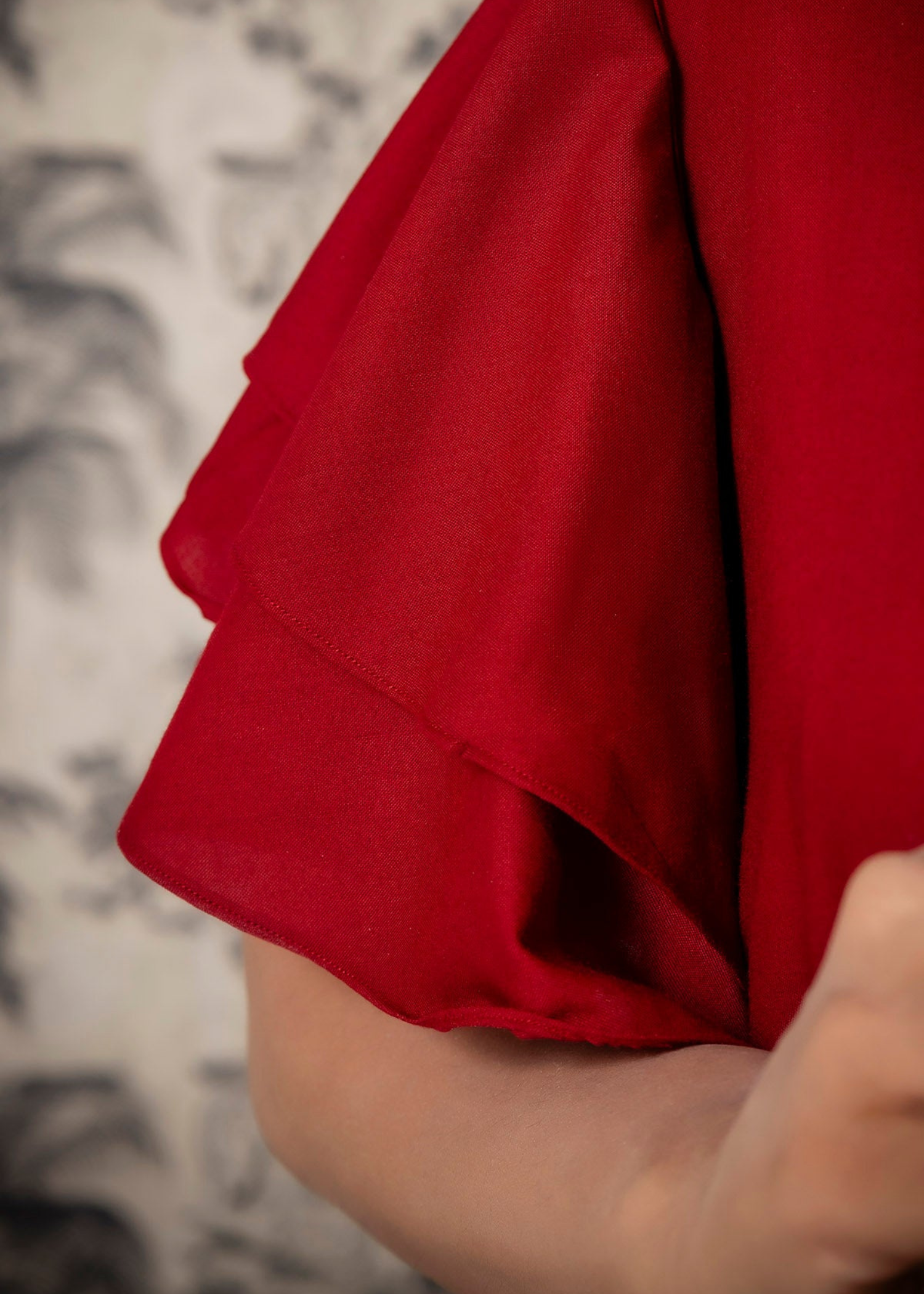 irish linen Co Ord Sets in Maroon