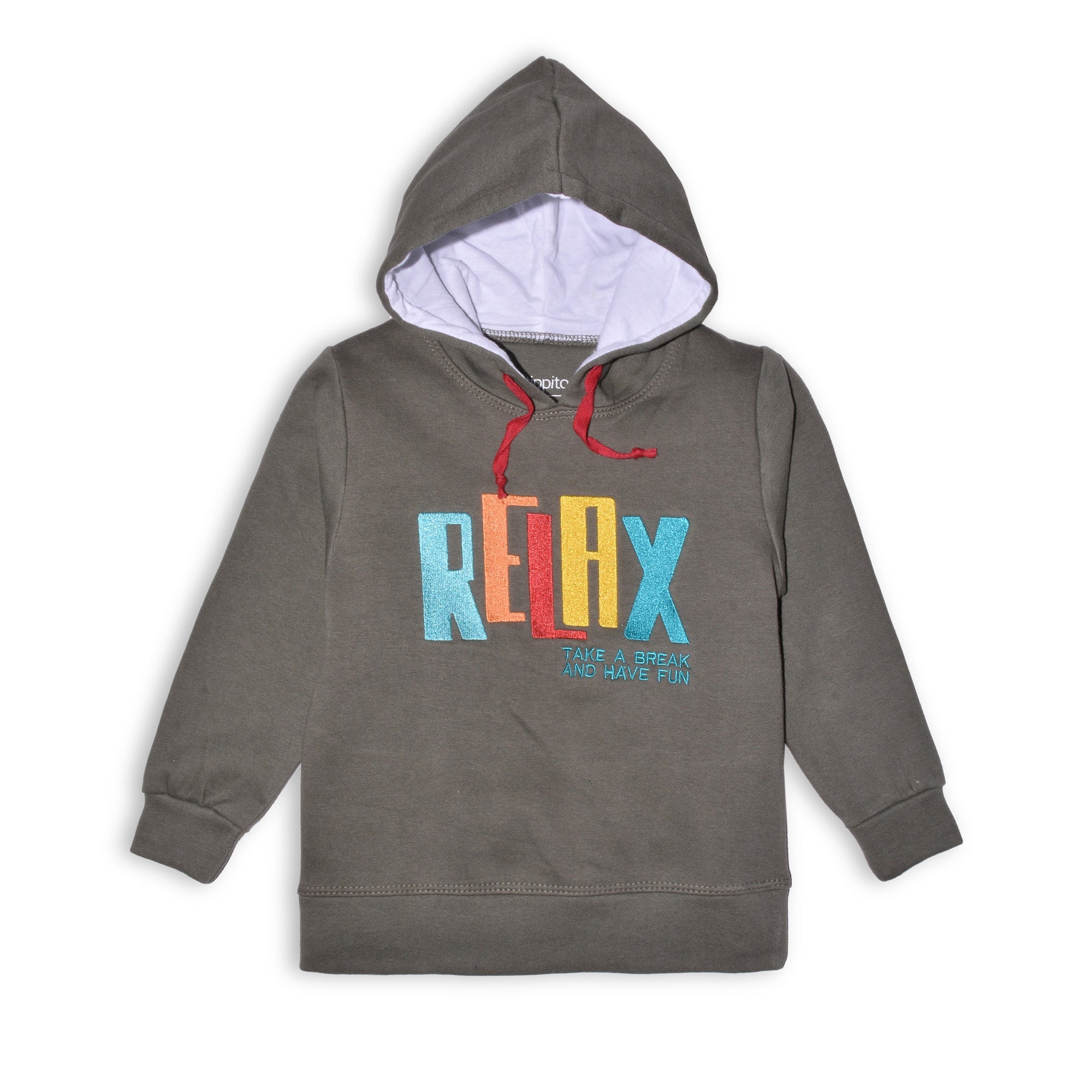 fleece Hoodie in Fern green