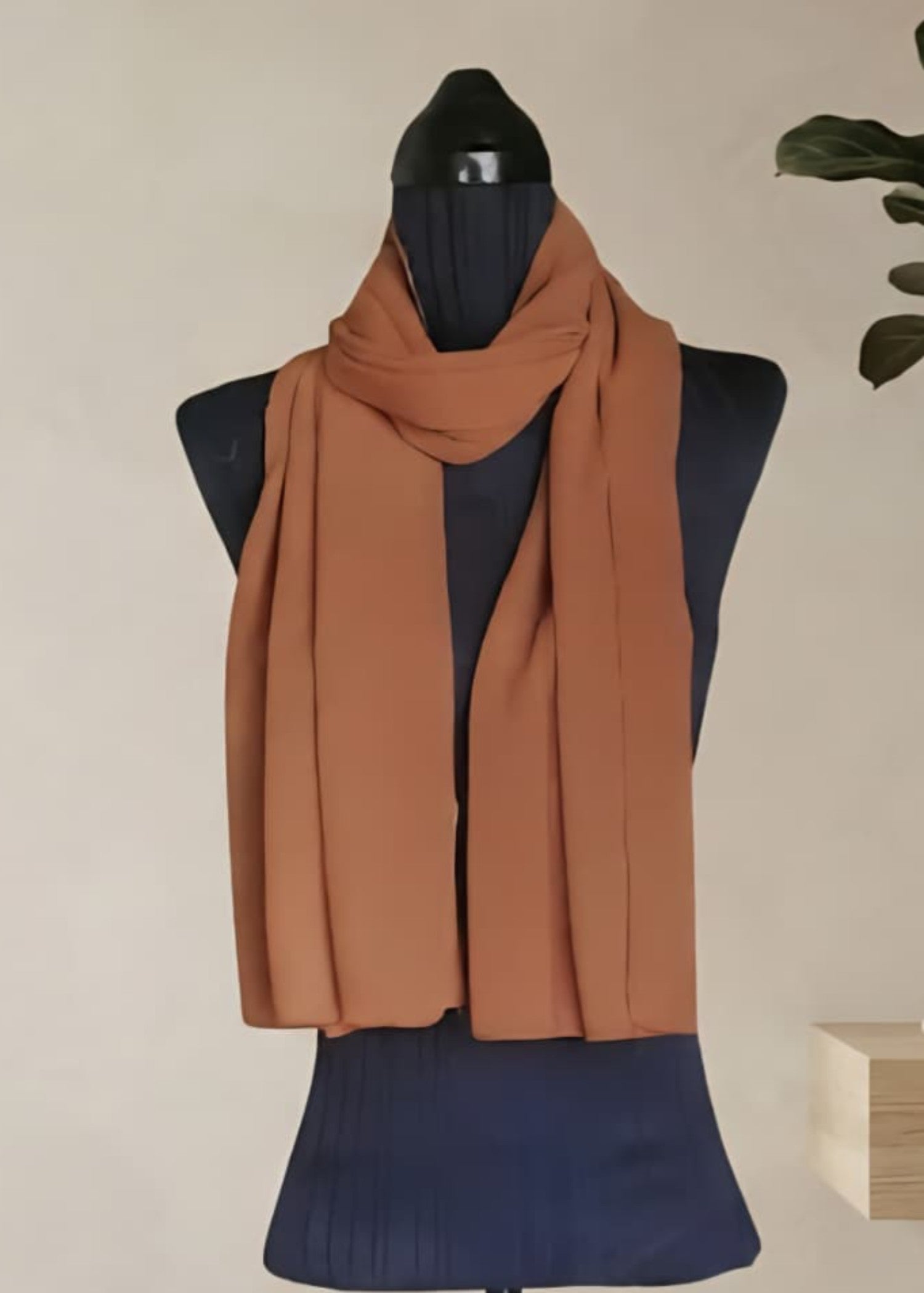 Scarf in Hazelwood brown Color by - Trendy Women Scarf XXR6995