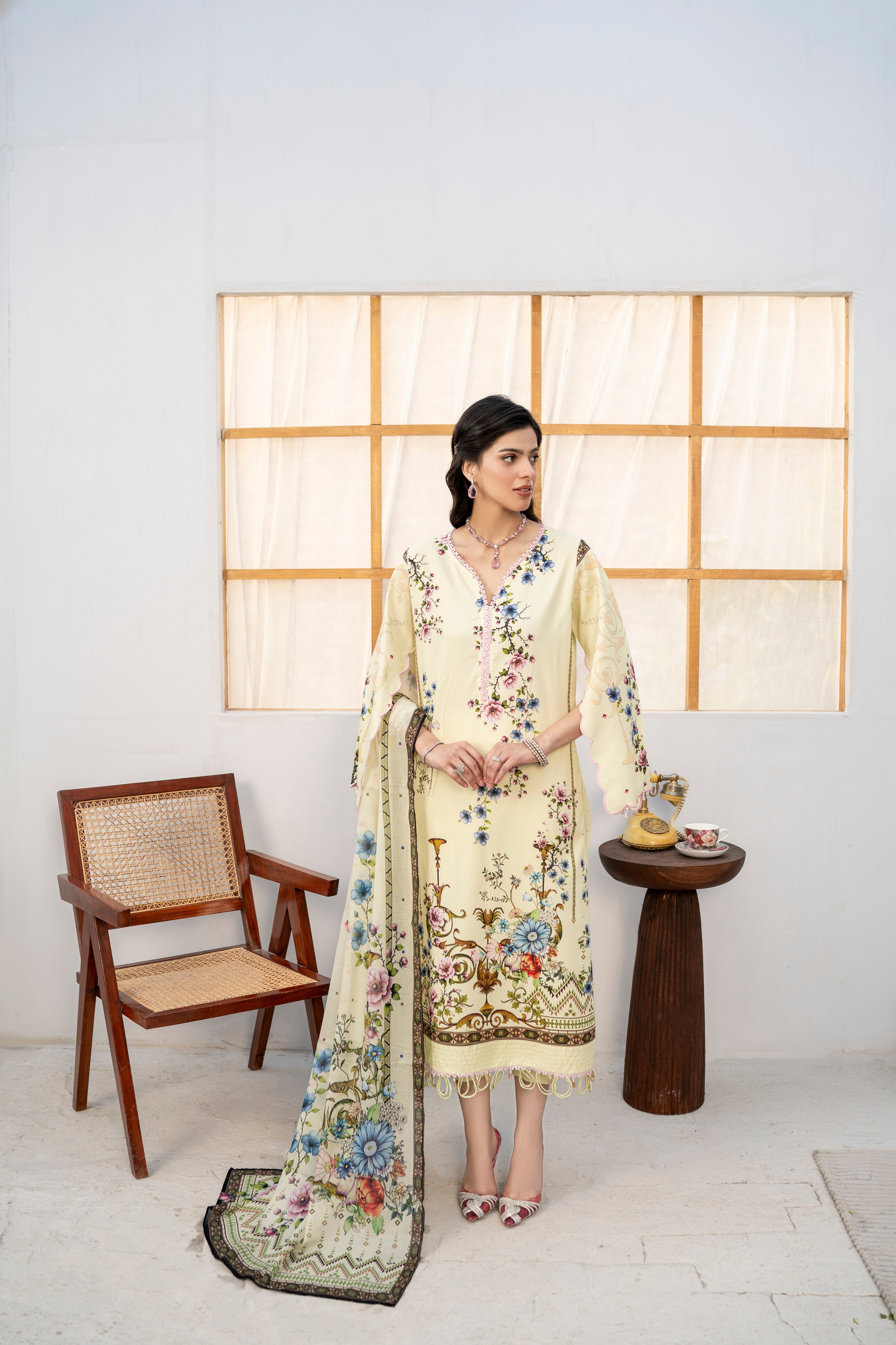 Summer Printed Lawn – D112