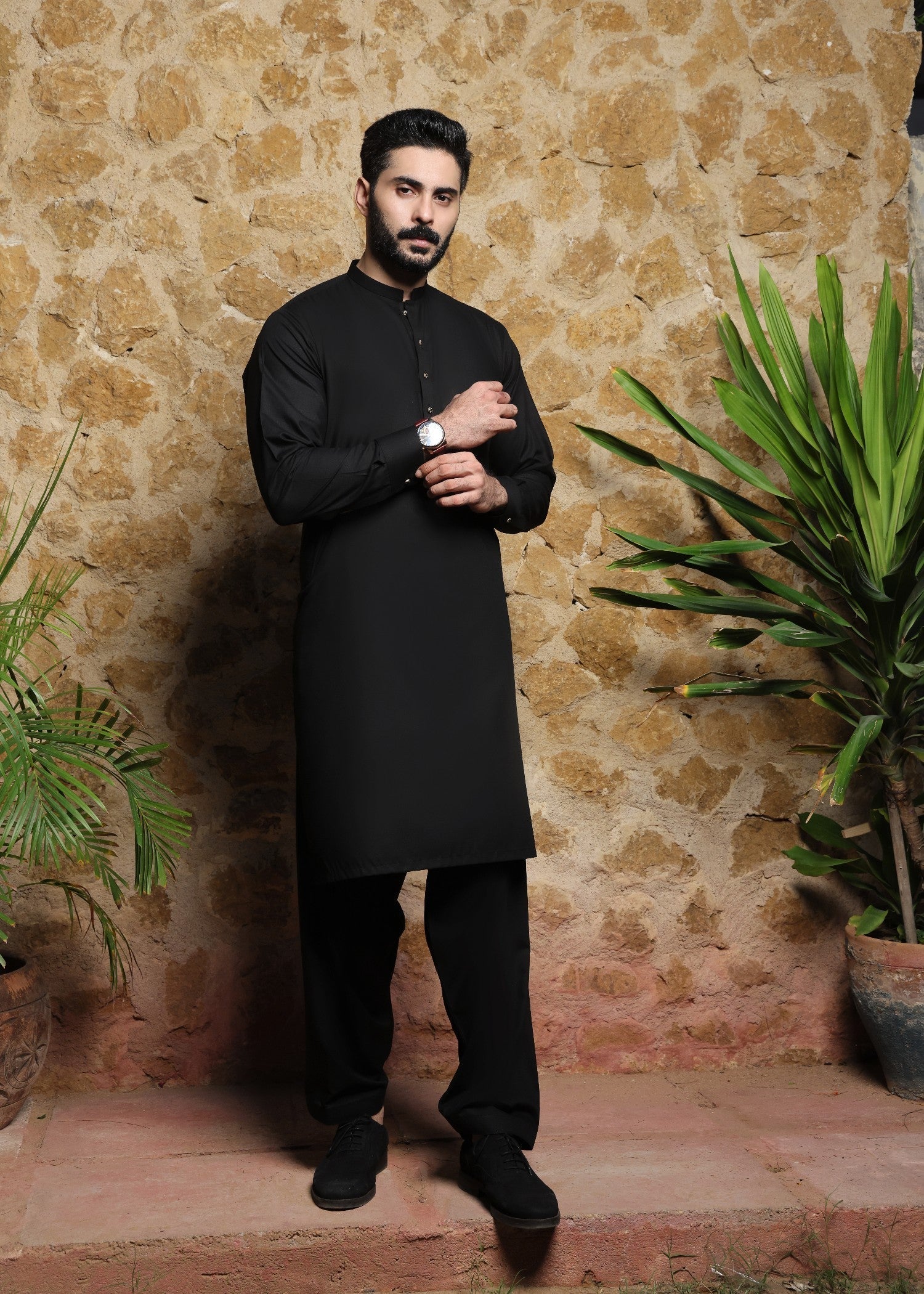 jamawar Waistcoat in Grey