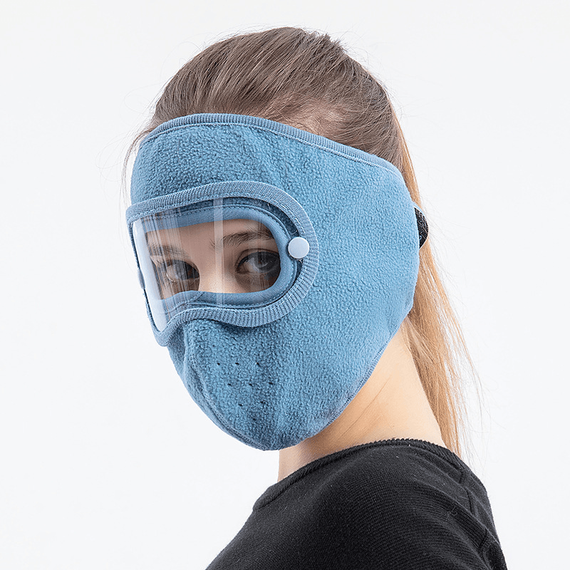 Polar Fleece Riding Windproof High-Definition Goggles Anti-Fog Mask