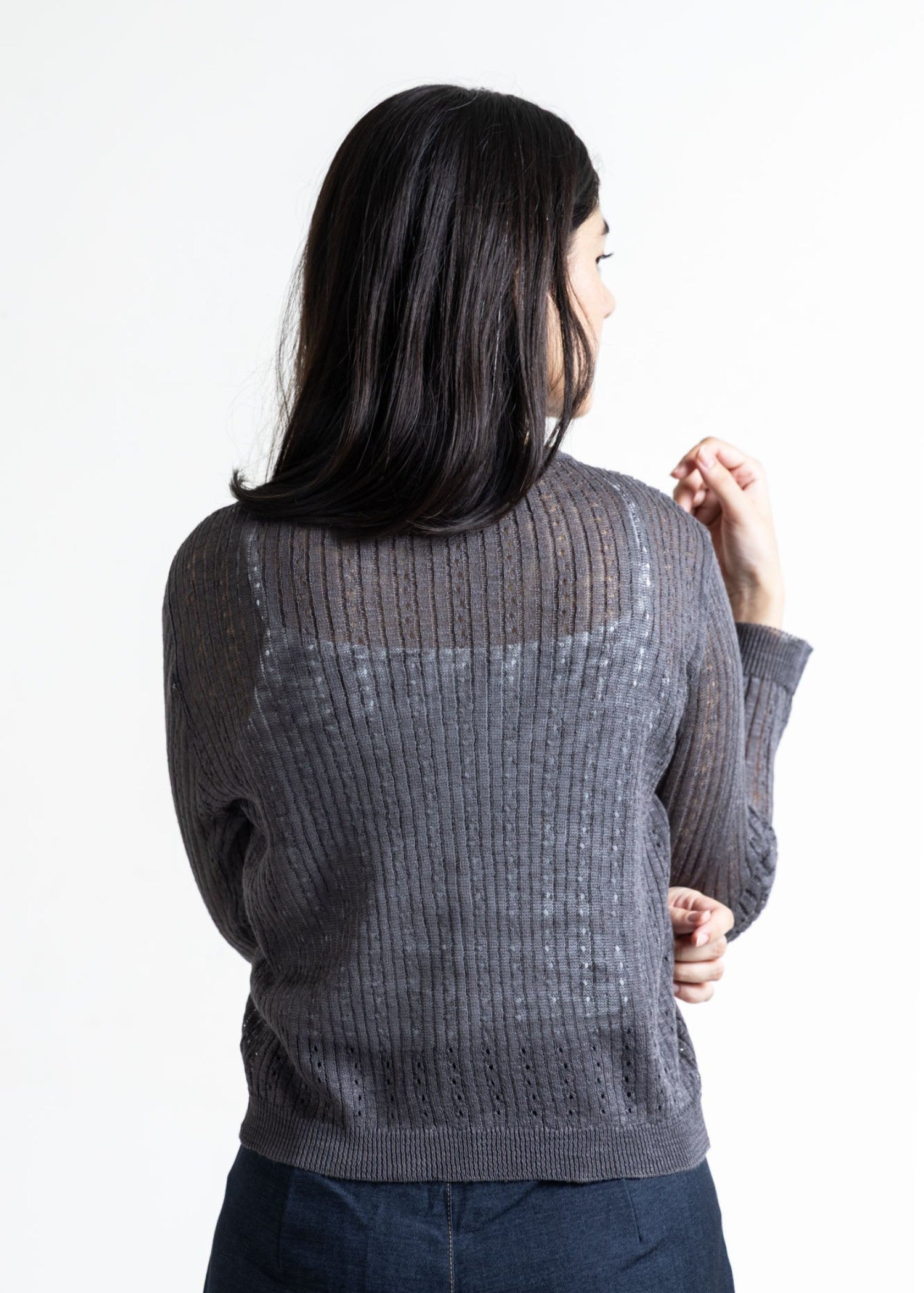 cotton Top in Charcoal