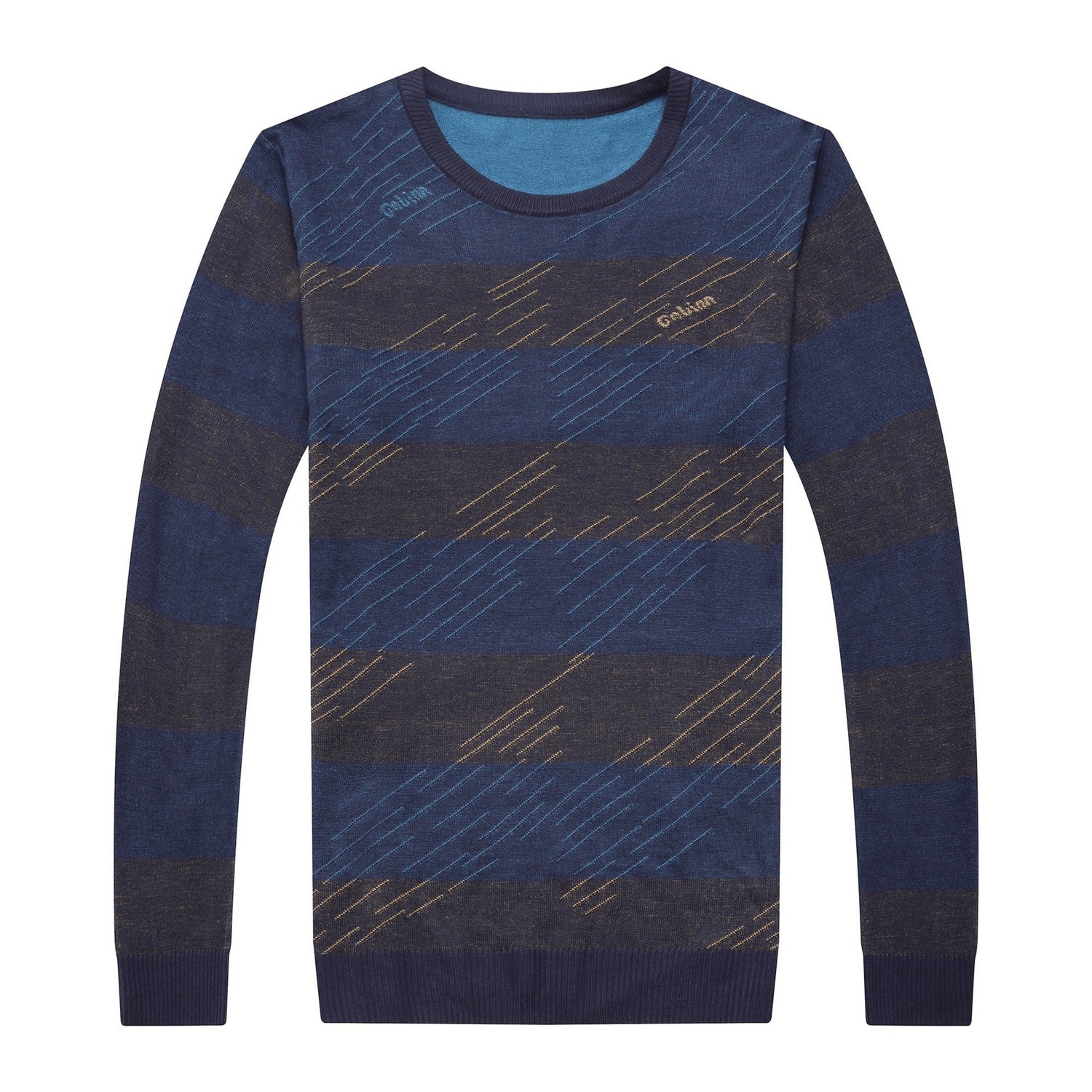 Autumn New Men'S Knitted Sweater round Neck