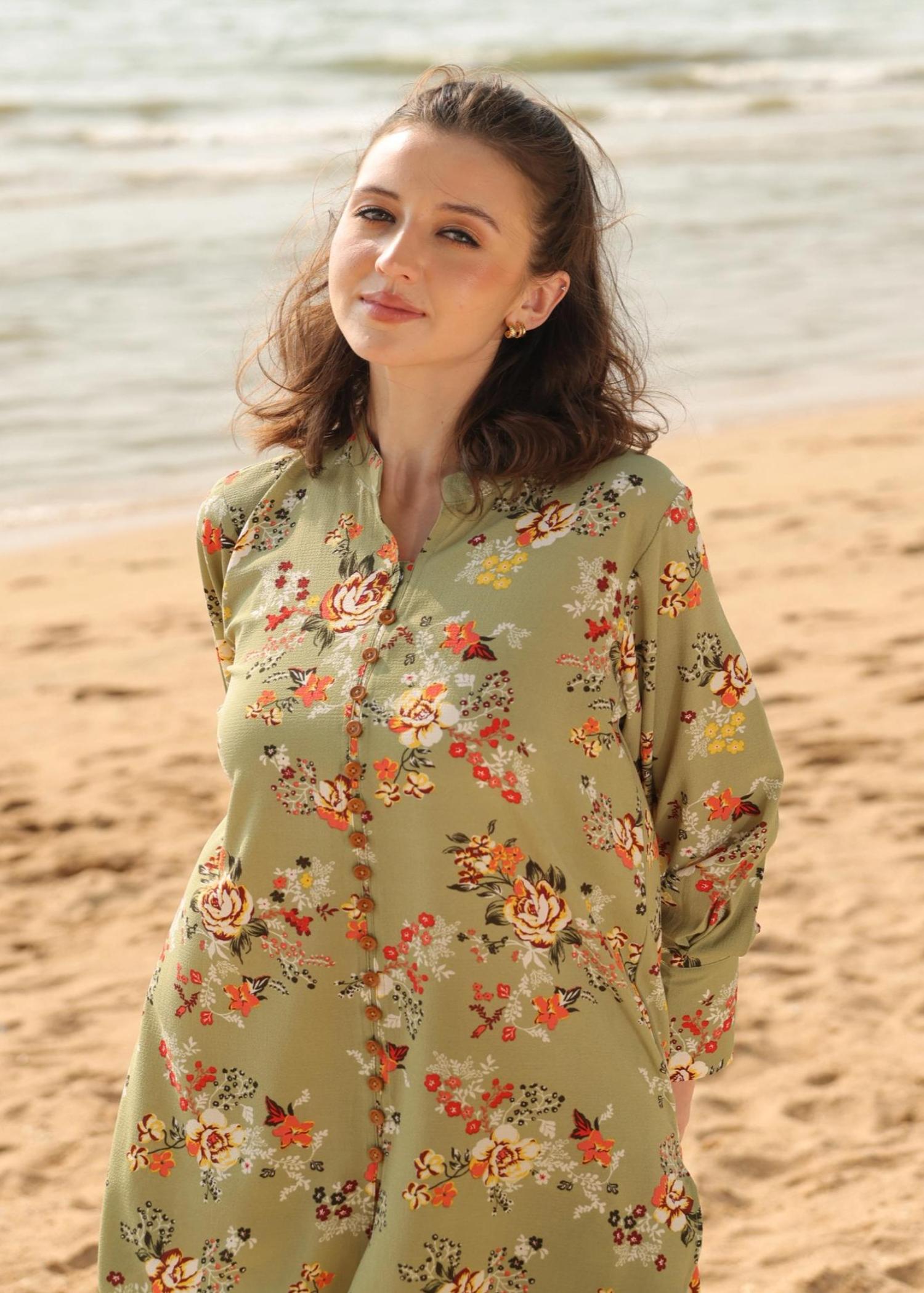 polycotton Co Ord Sets in Pistachio green