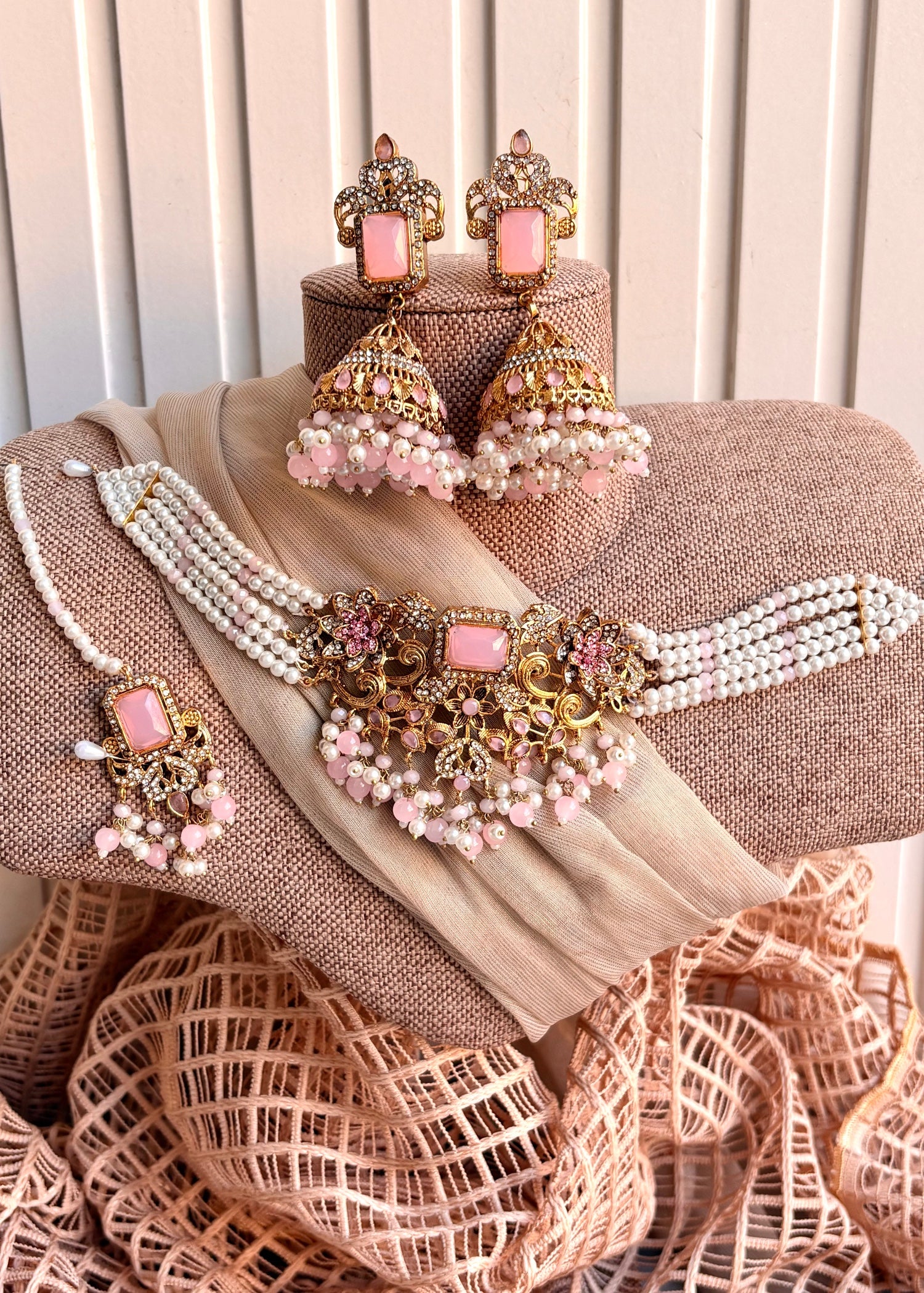 Choker in Pink Color by - Trendy Women Choker IRZ6214