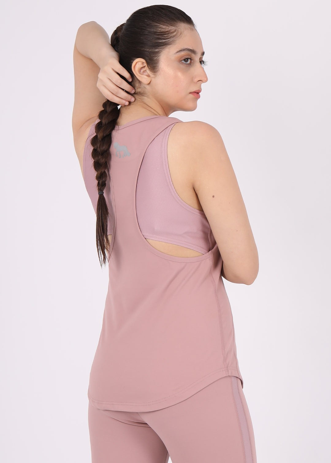 spandex Tank Top in Pink