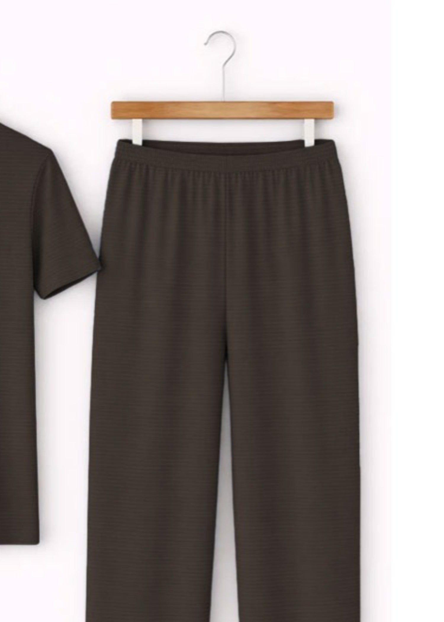 cotton Tracksuit in Chocolate brown