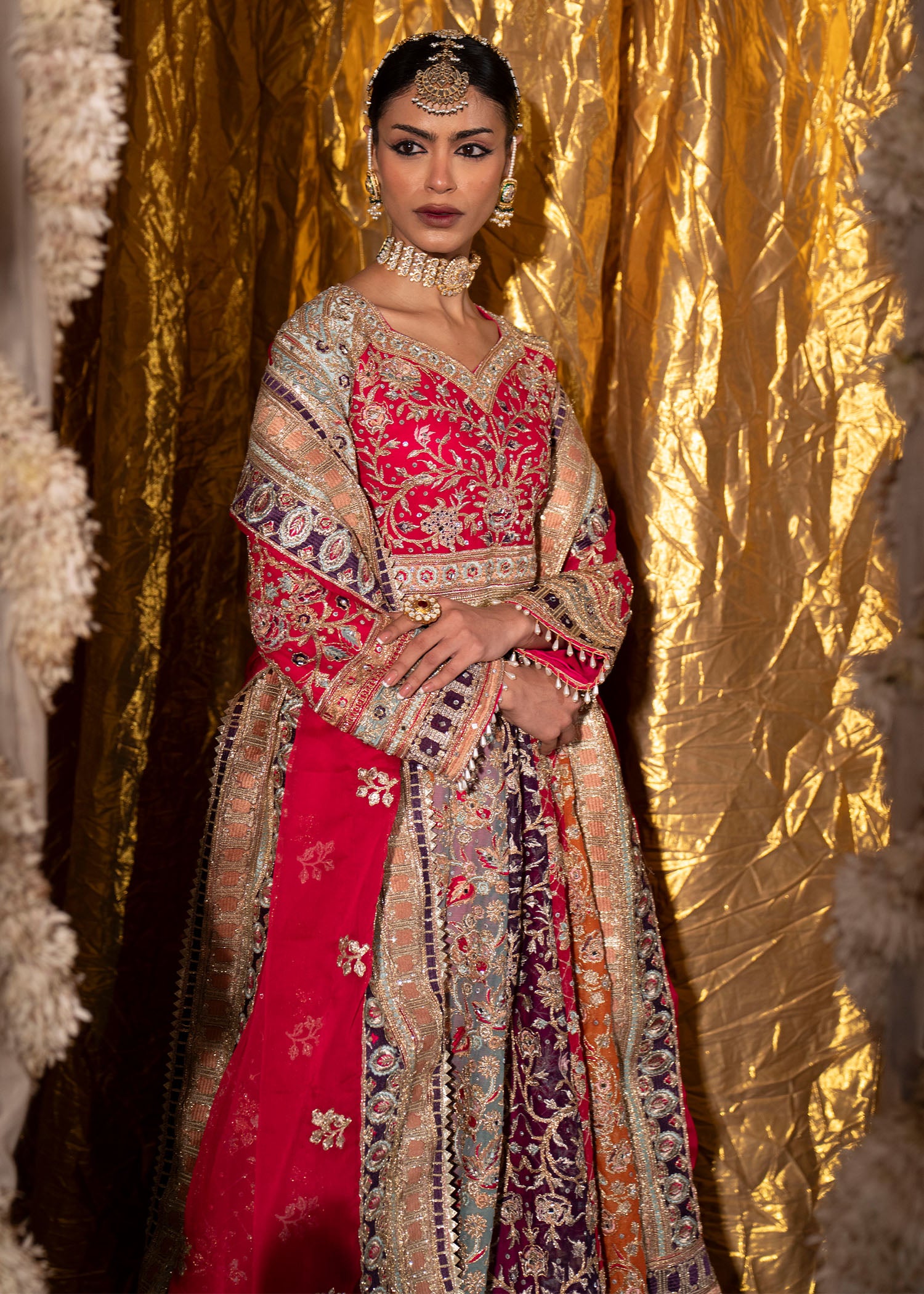 charmuse/shamooz Lehenga in Multi