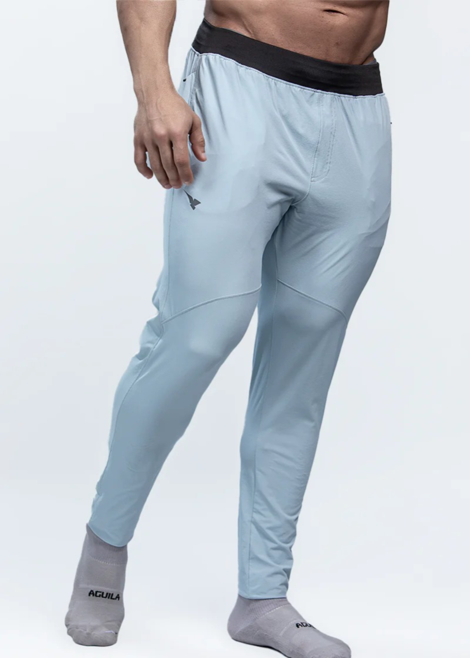 spandex Trousers in Pastel grey by Aguila Activewear