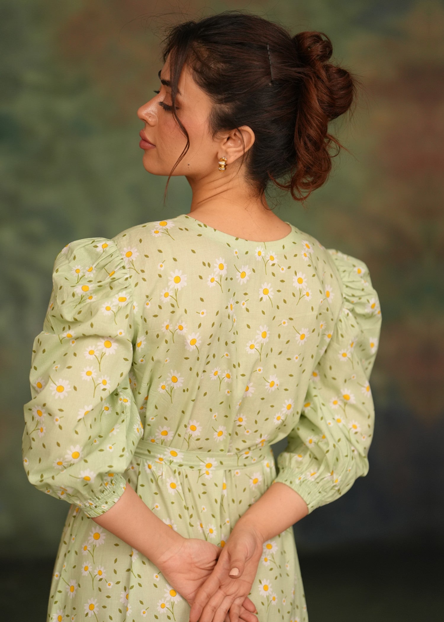 lawn Maxi in Pistachio green