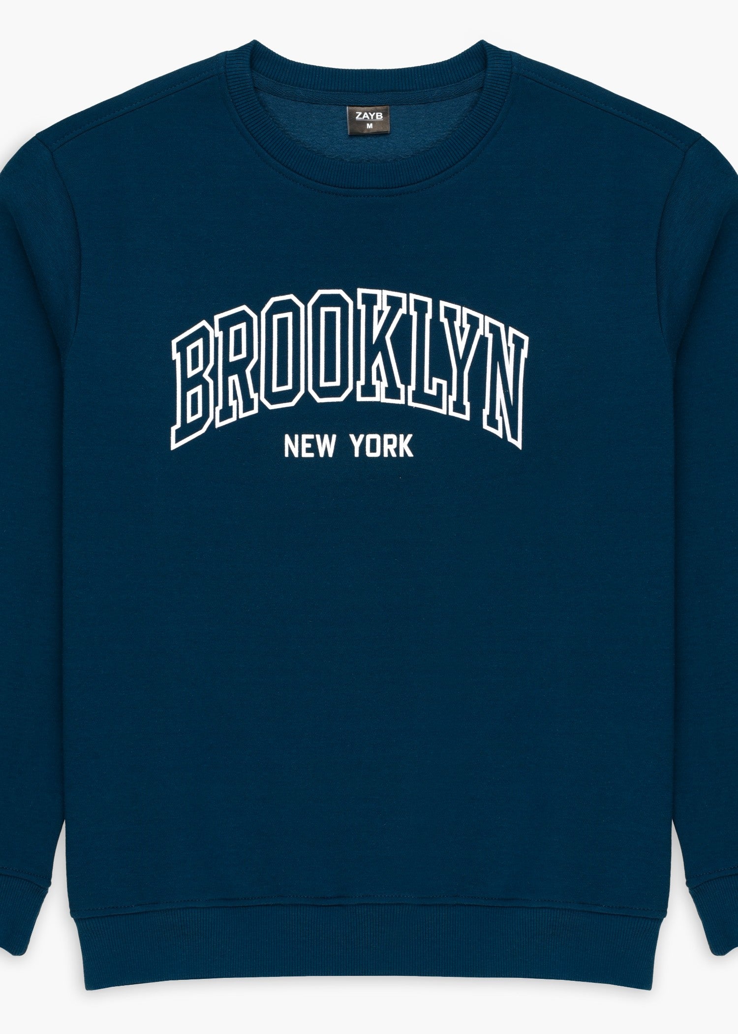 polycotton Sweatshirt in Steel blue