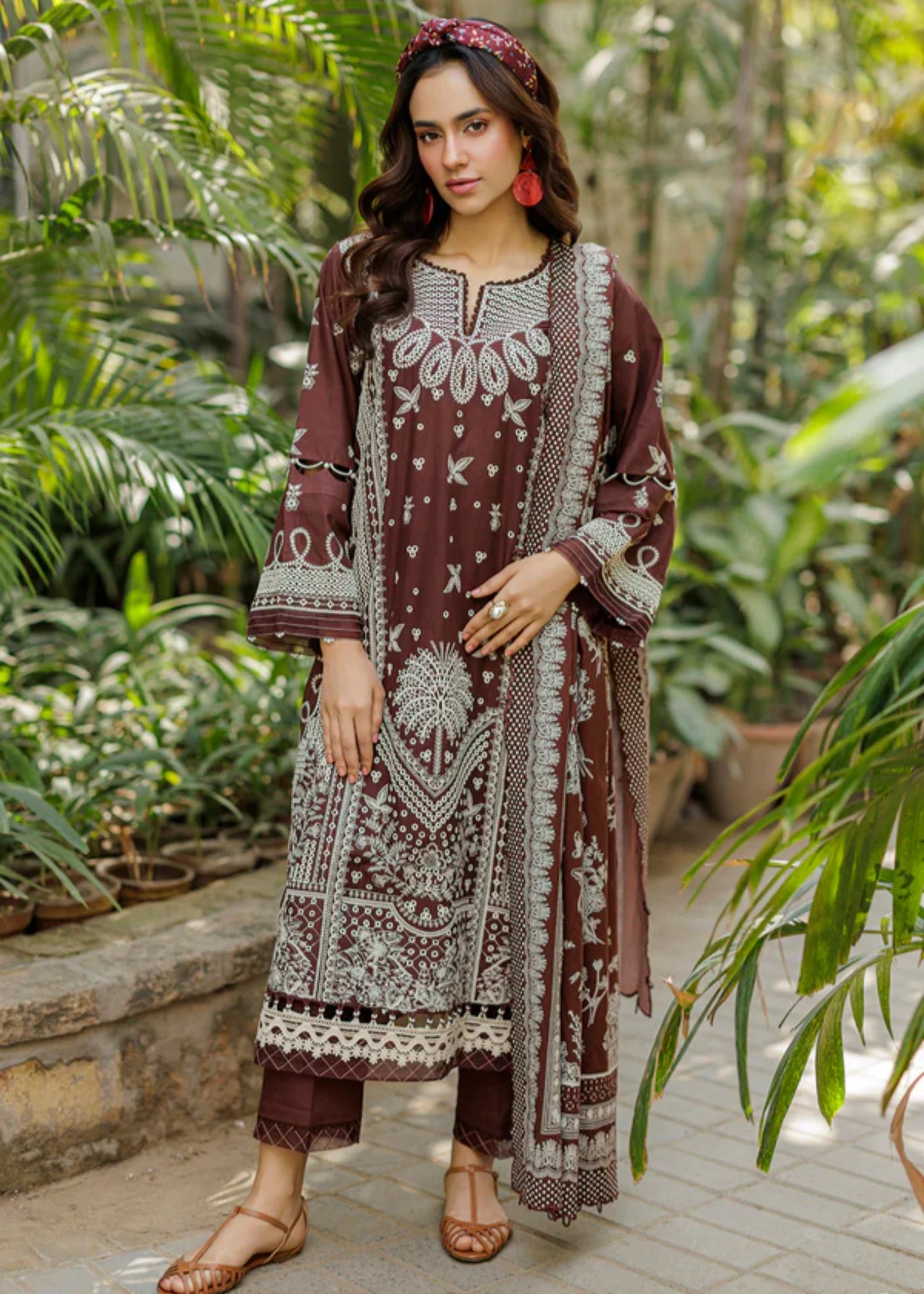 cotton Unstitched in Chocolate brown