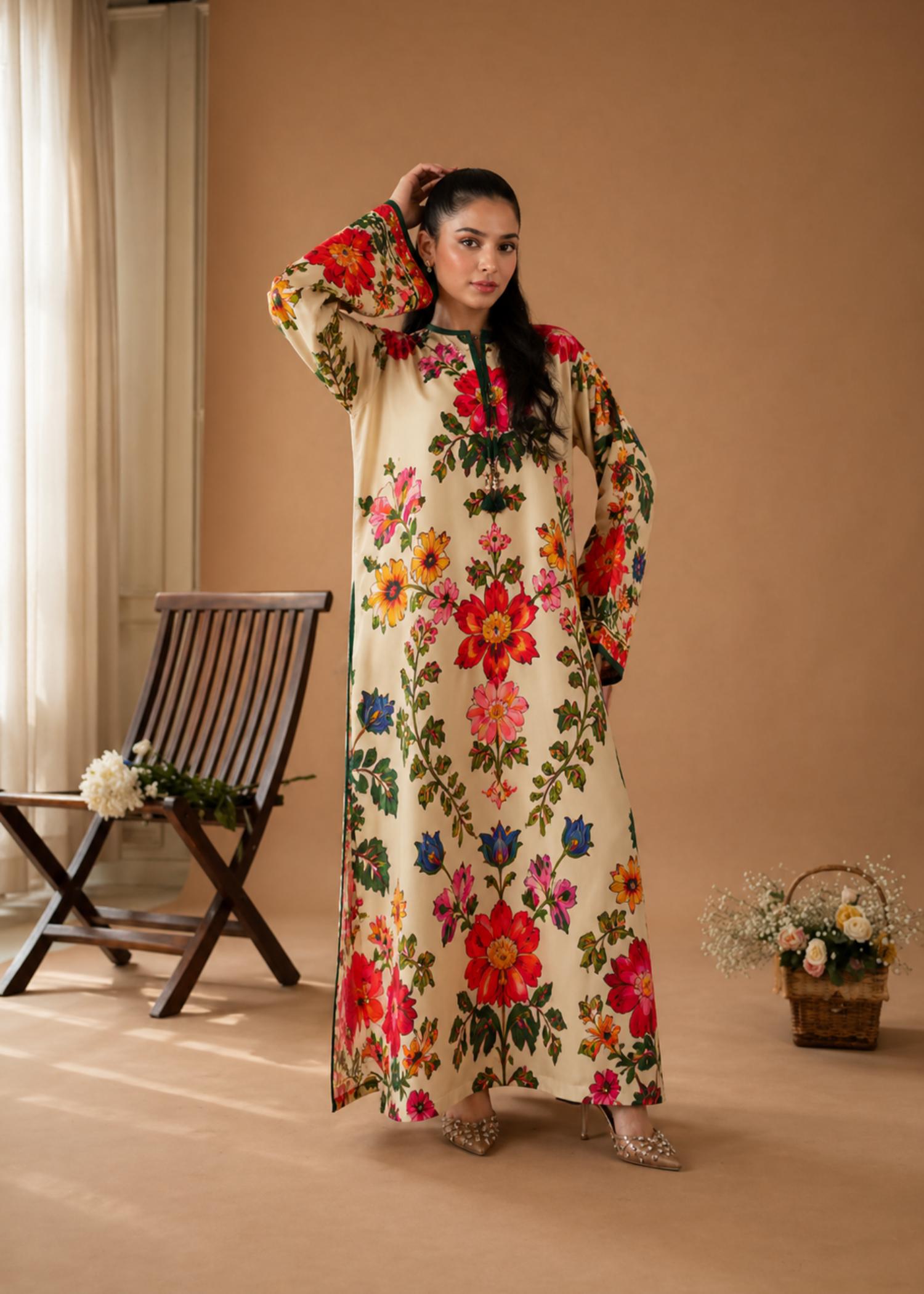 grip Kaftan in Multi