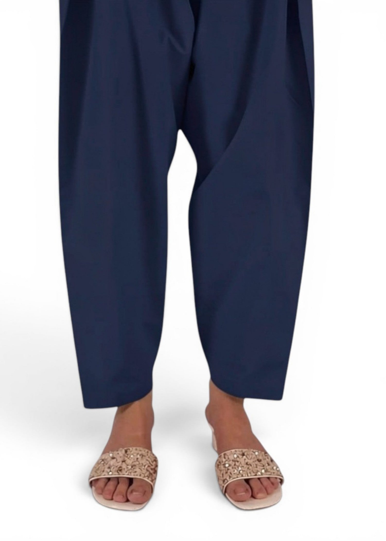 cotton Shalwar in Navy blue
