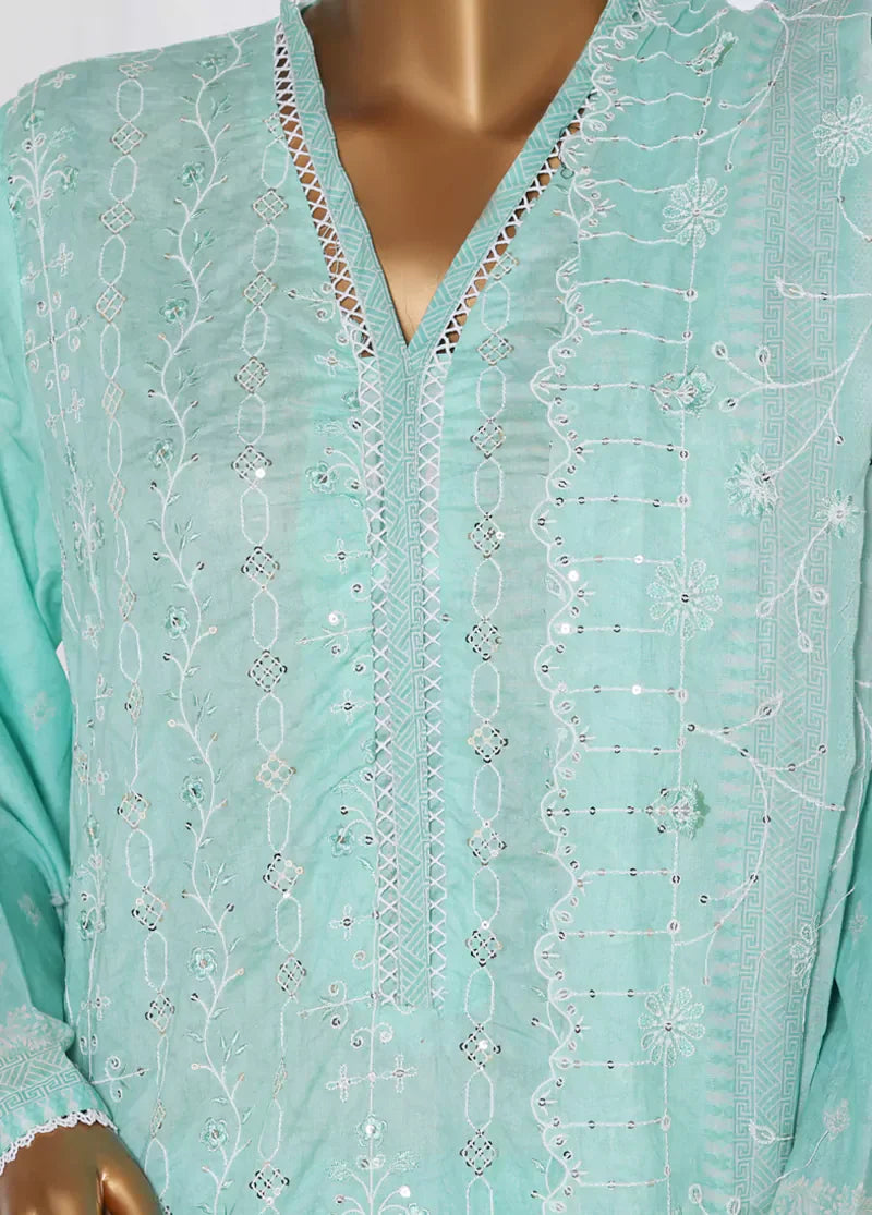 RTW White & White Embroidered Lawn – 19