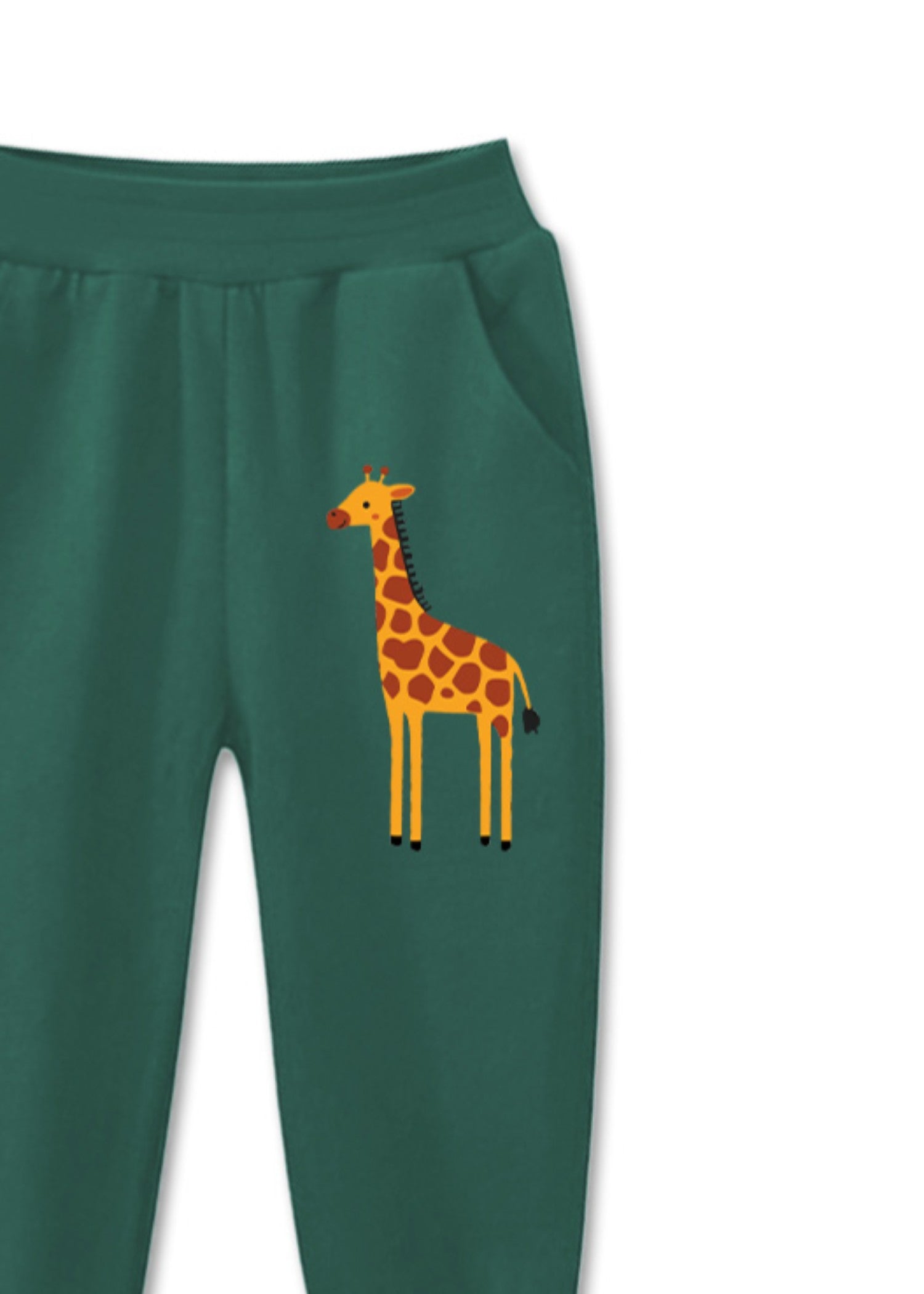 fleece Trousers in Green