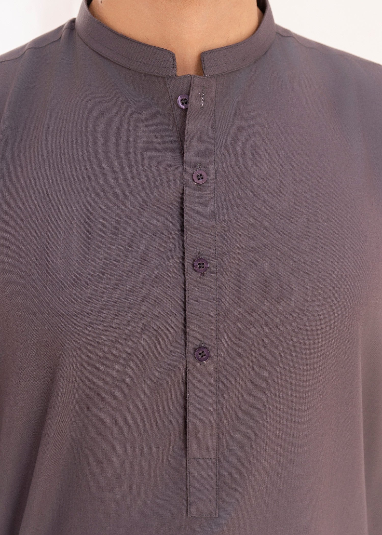 wash & wear Shalwar Kameez in Grey by Buraq