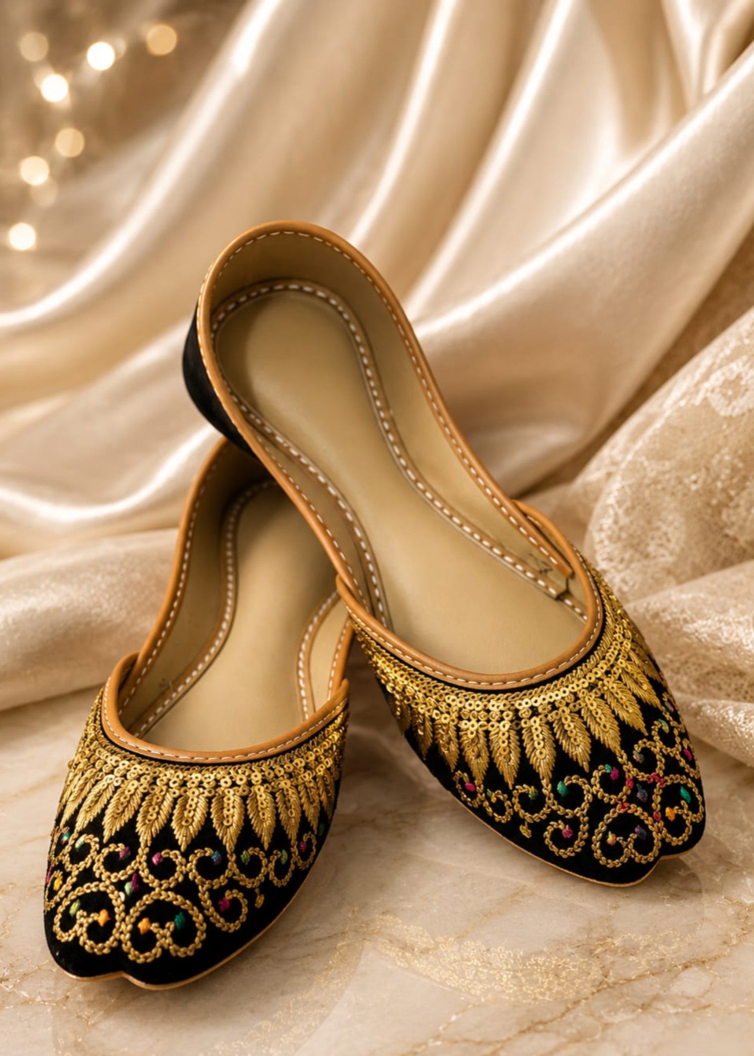 Khussa in Black by - High Quality Women Khussa XML1322