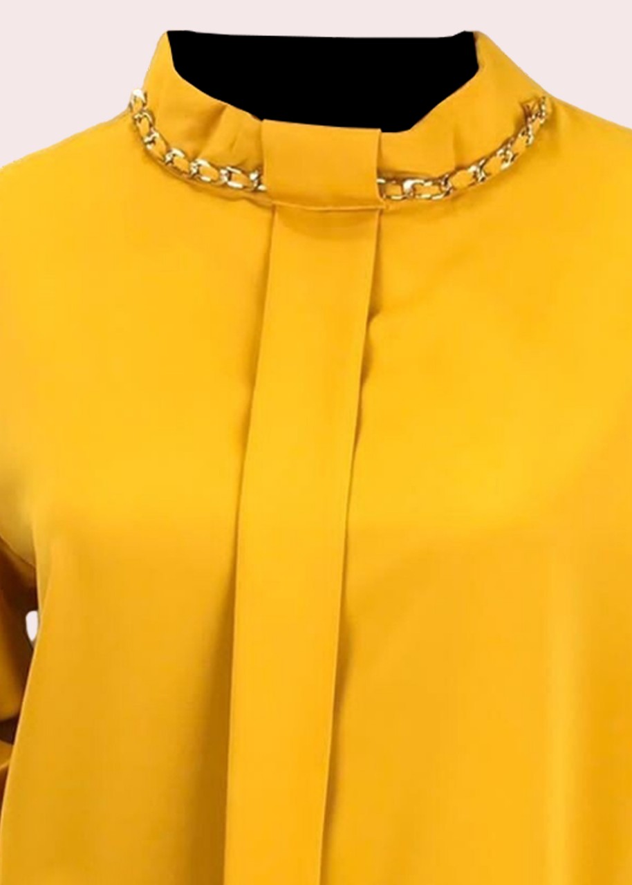 rayon Tunic in Mustard