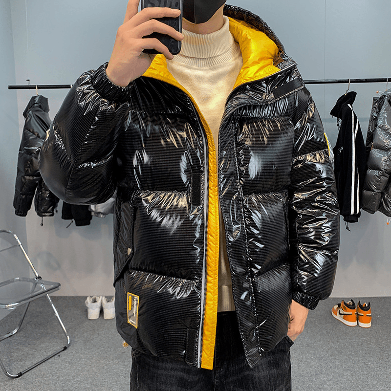 Thickened Warm Bright Windproof 90 down down Jacket
