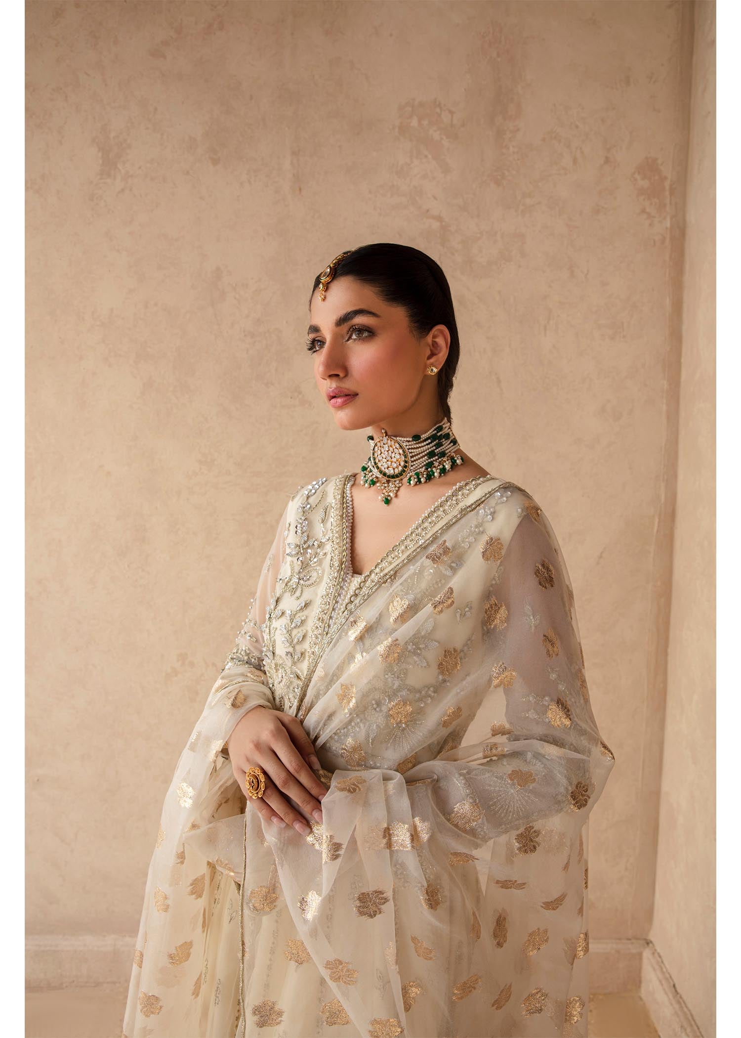 net Unstitched in Cream