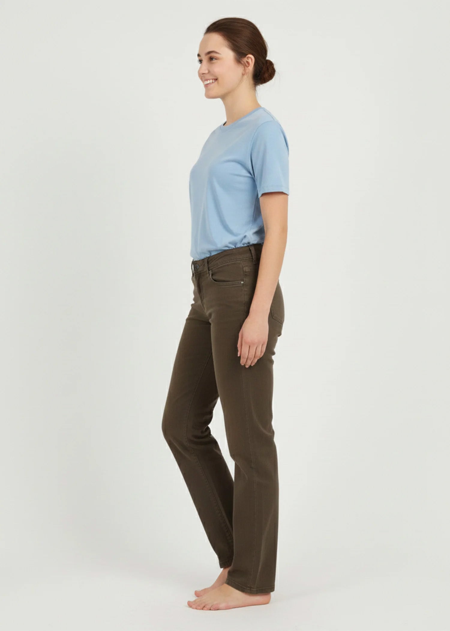 denim Jeans in Dark brown