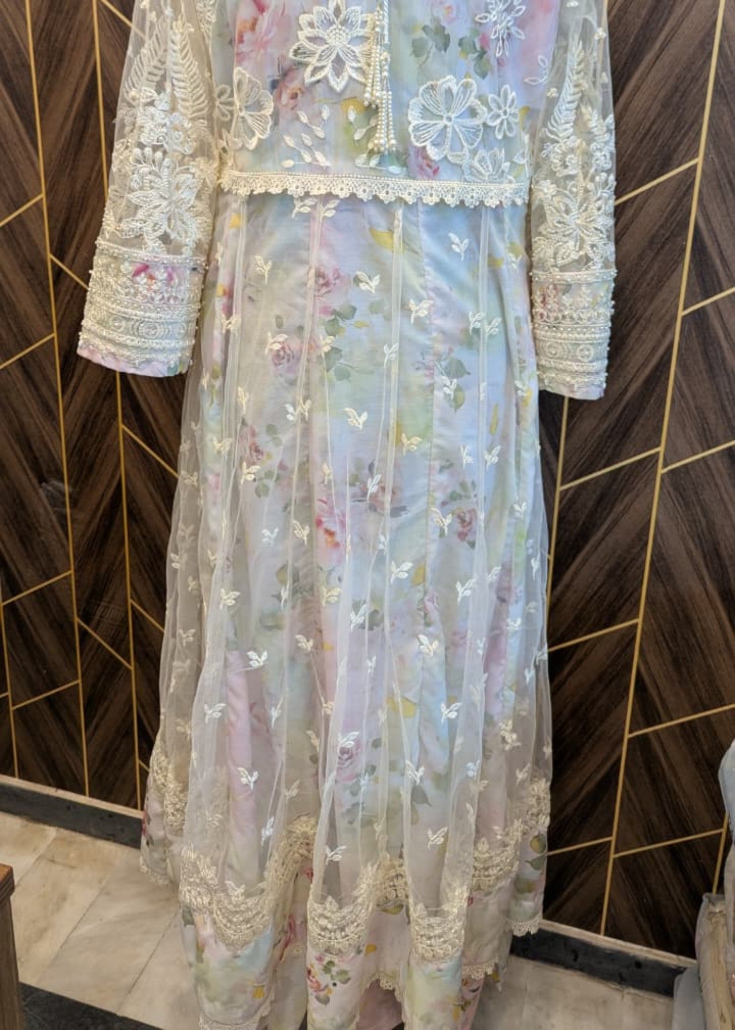 chiffon Maxi in White
