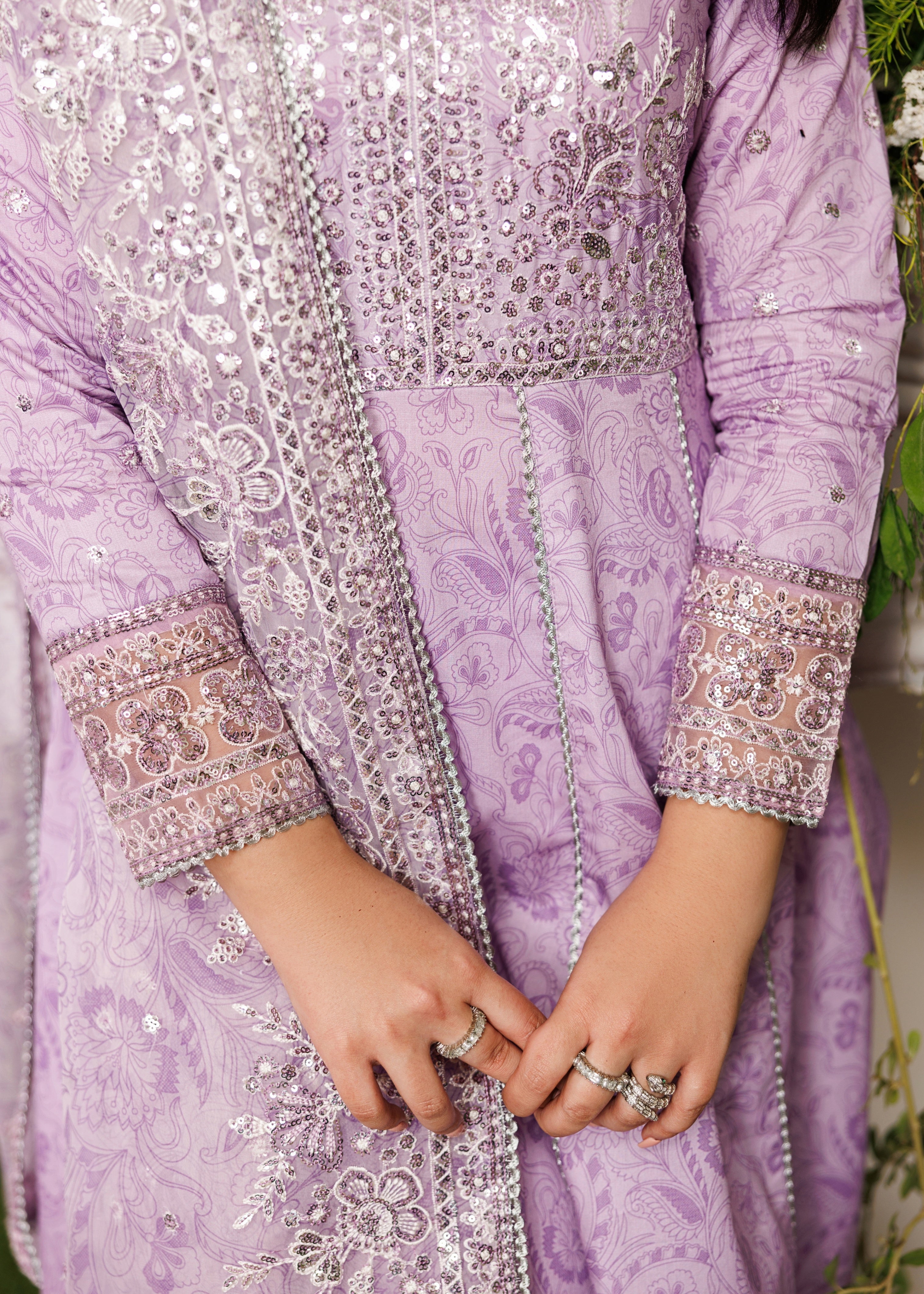 cotton Maxi in Lilac