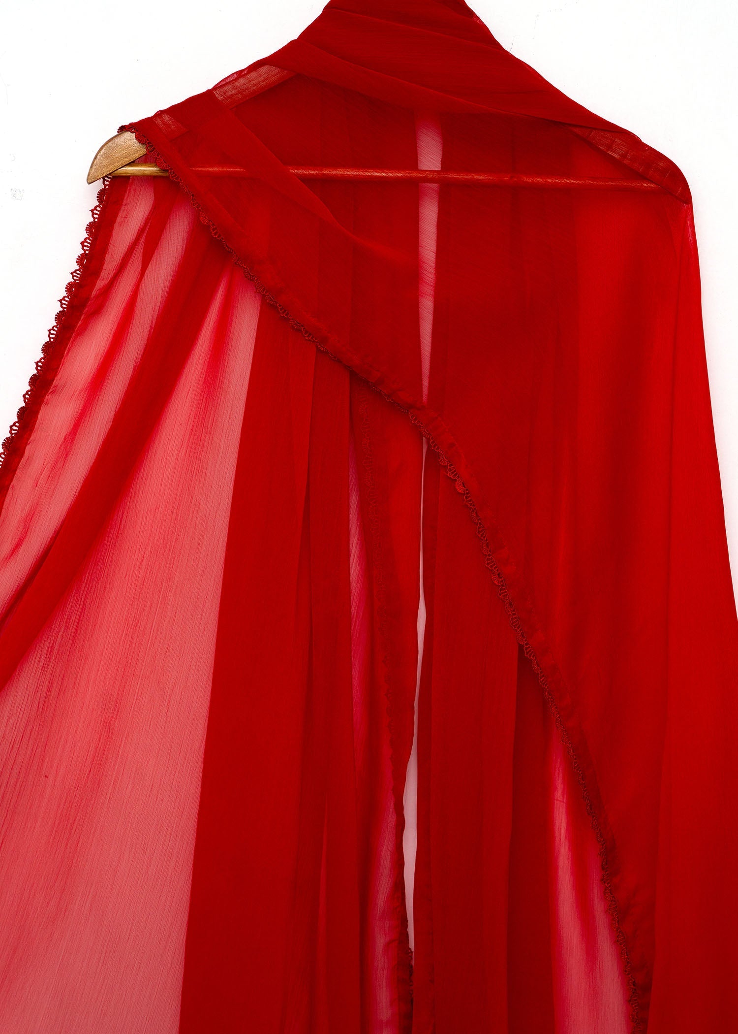 Dupatta in Red Color by - Trendy Women Dupatta EYL7165