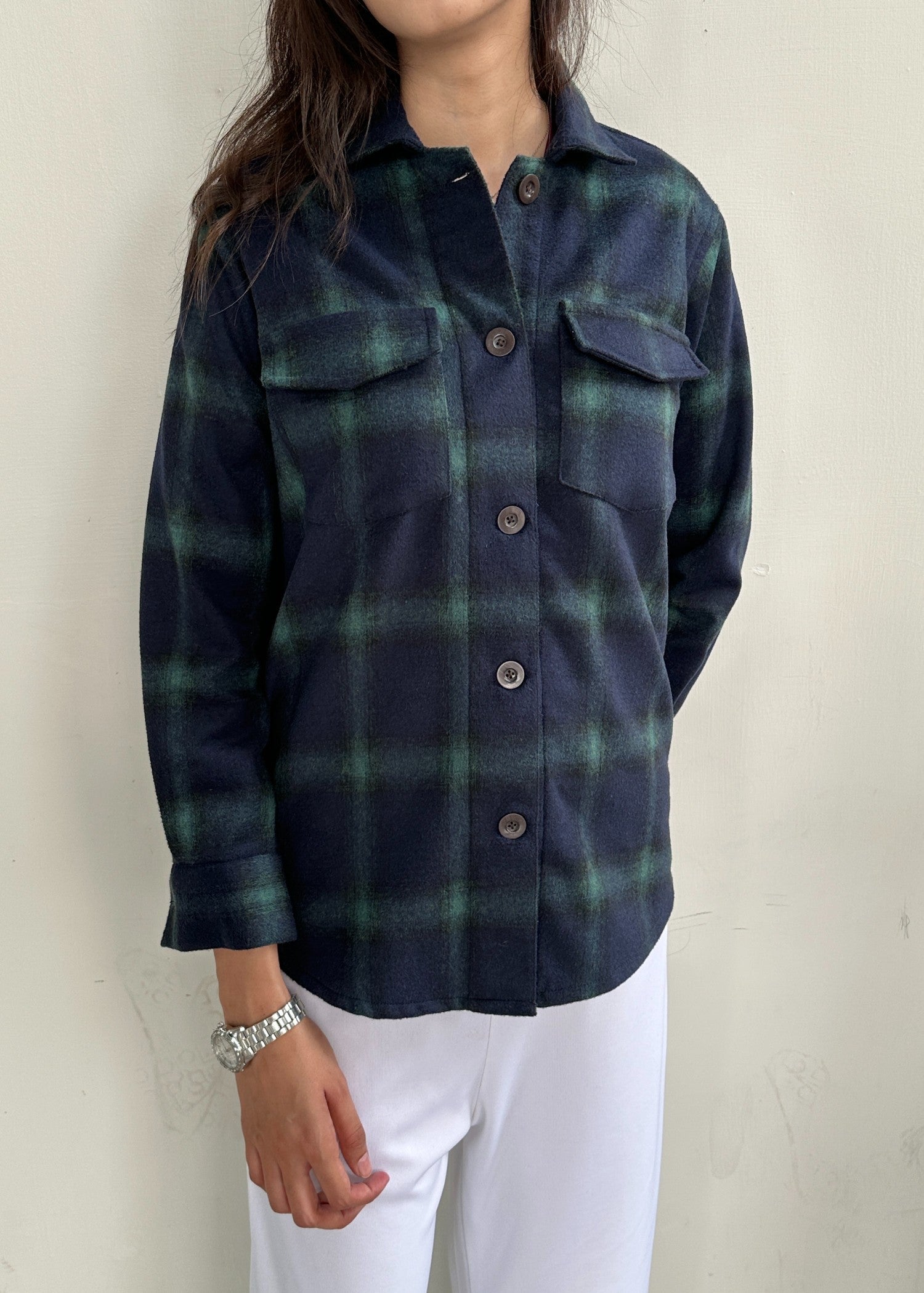 wool Top in Dark blue