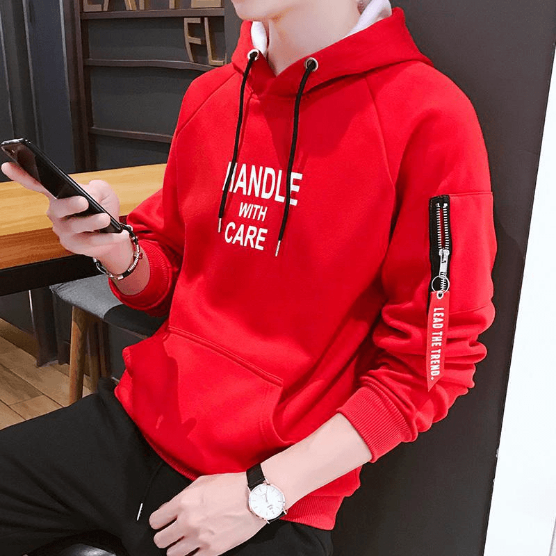 New Sweater Loose Men'S Hooded Men'S Baseball Uniform