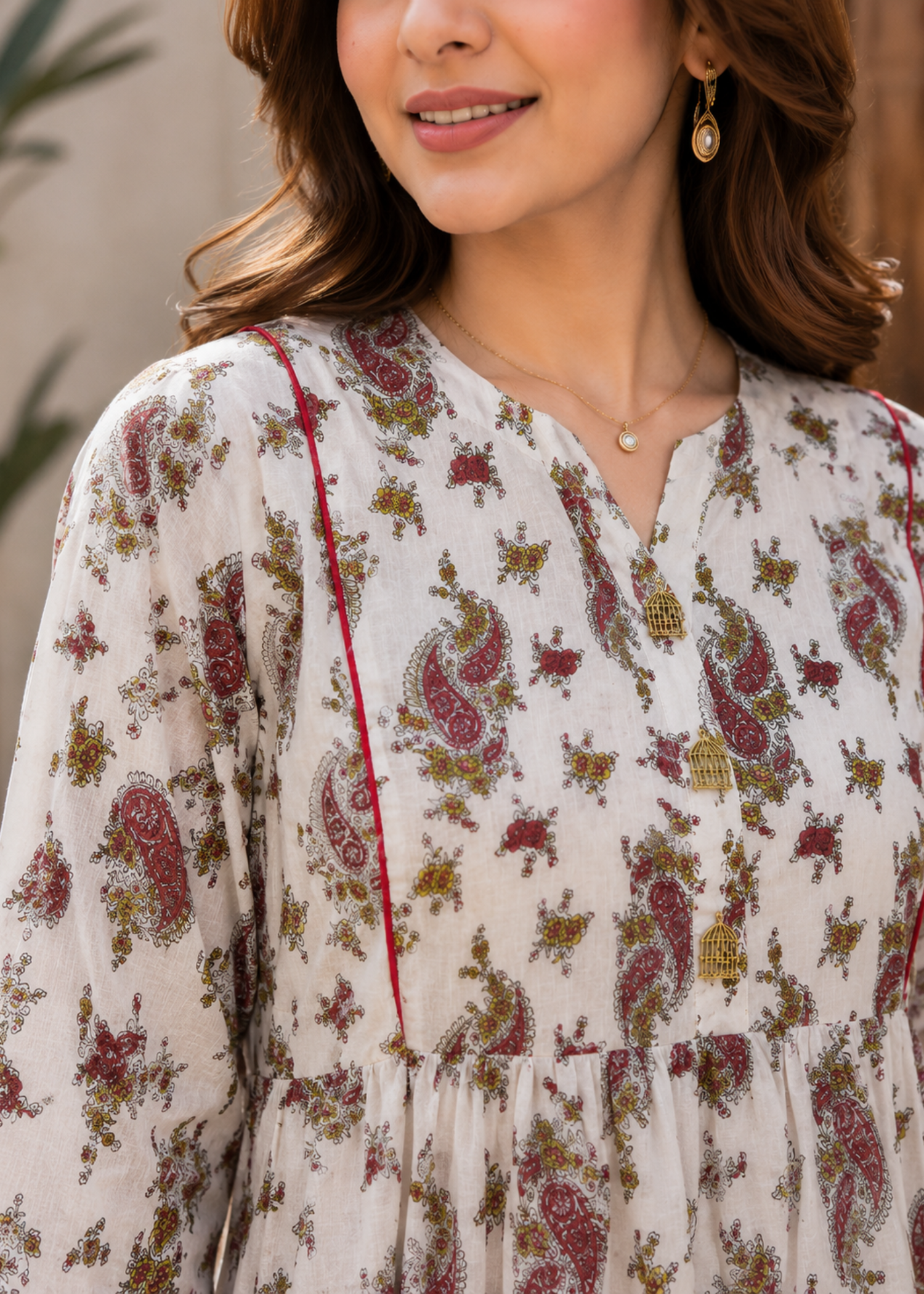 lawn Tunic in White