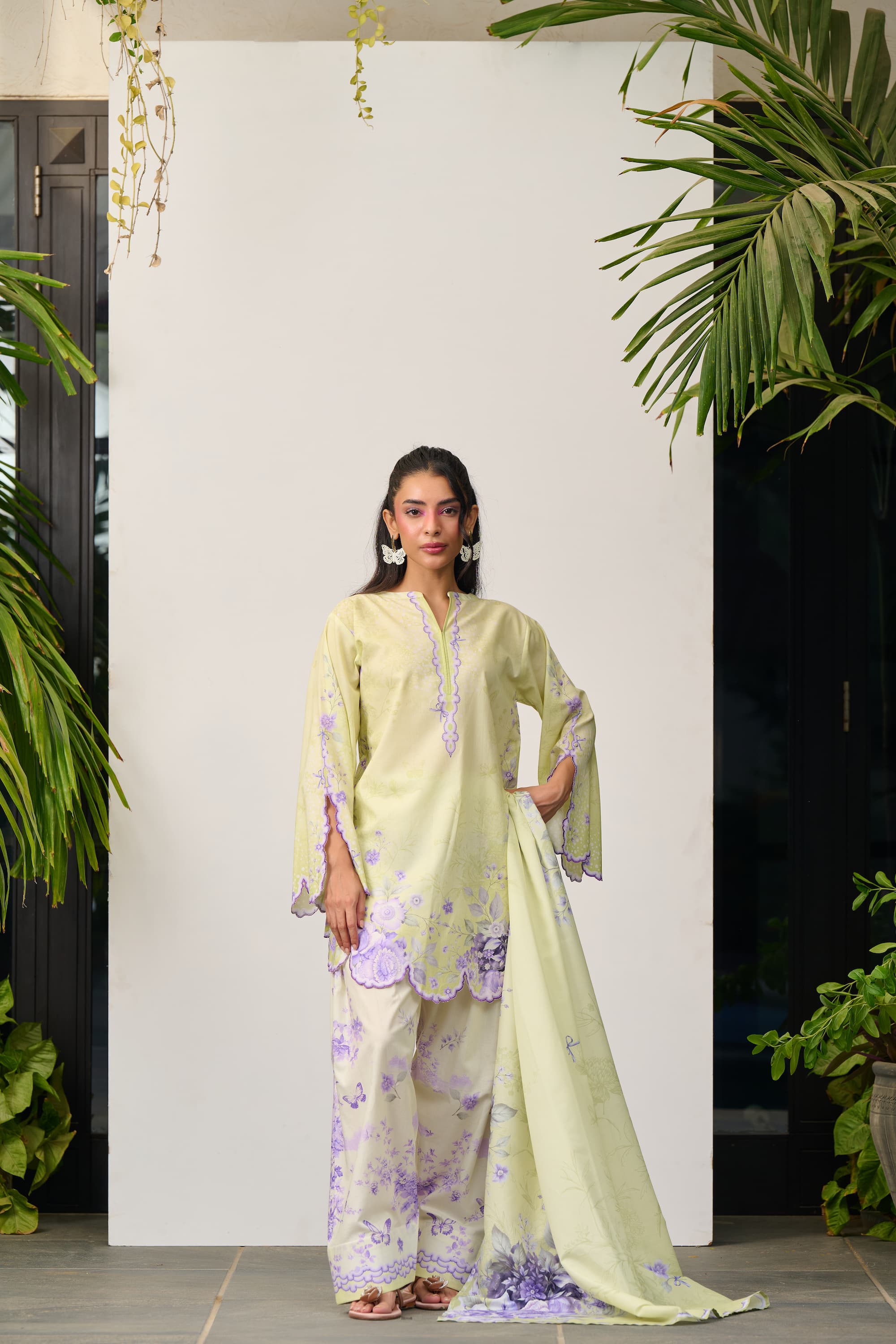 lawn Co Ord Sets in Yellow