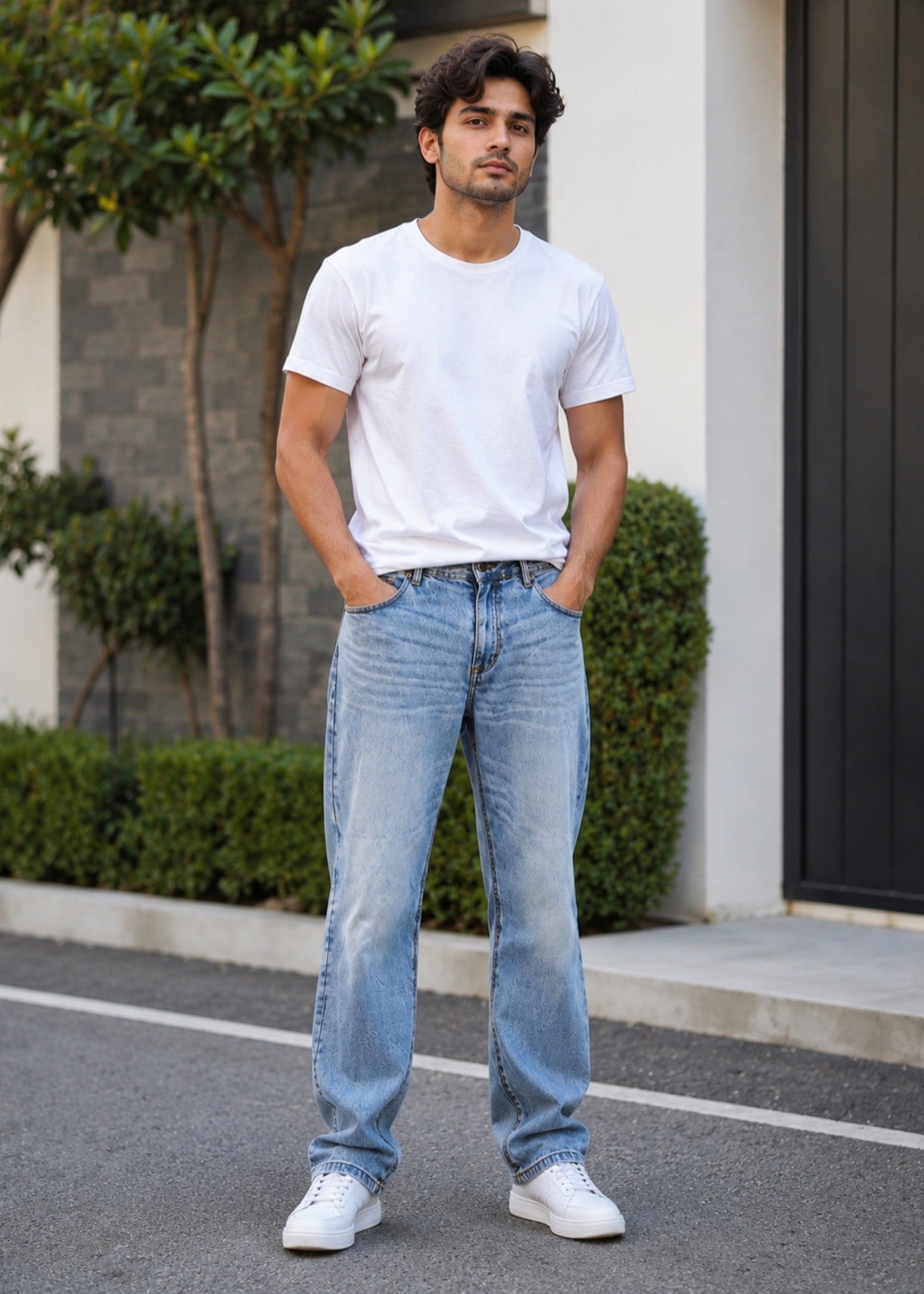 denim Jeans in Ice blue