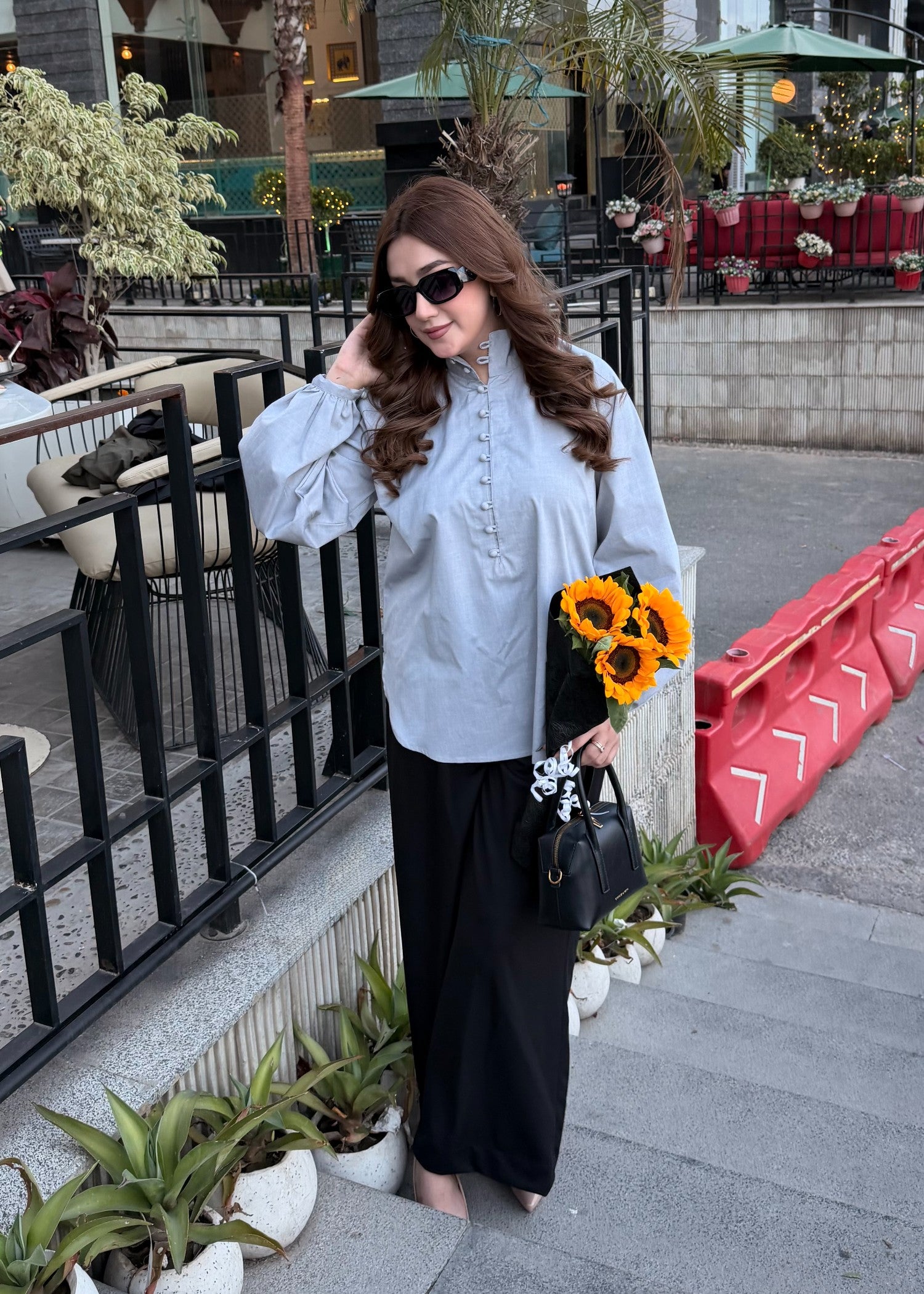 cotton Top in Cool grey