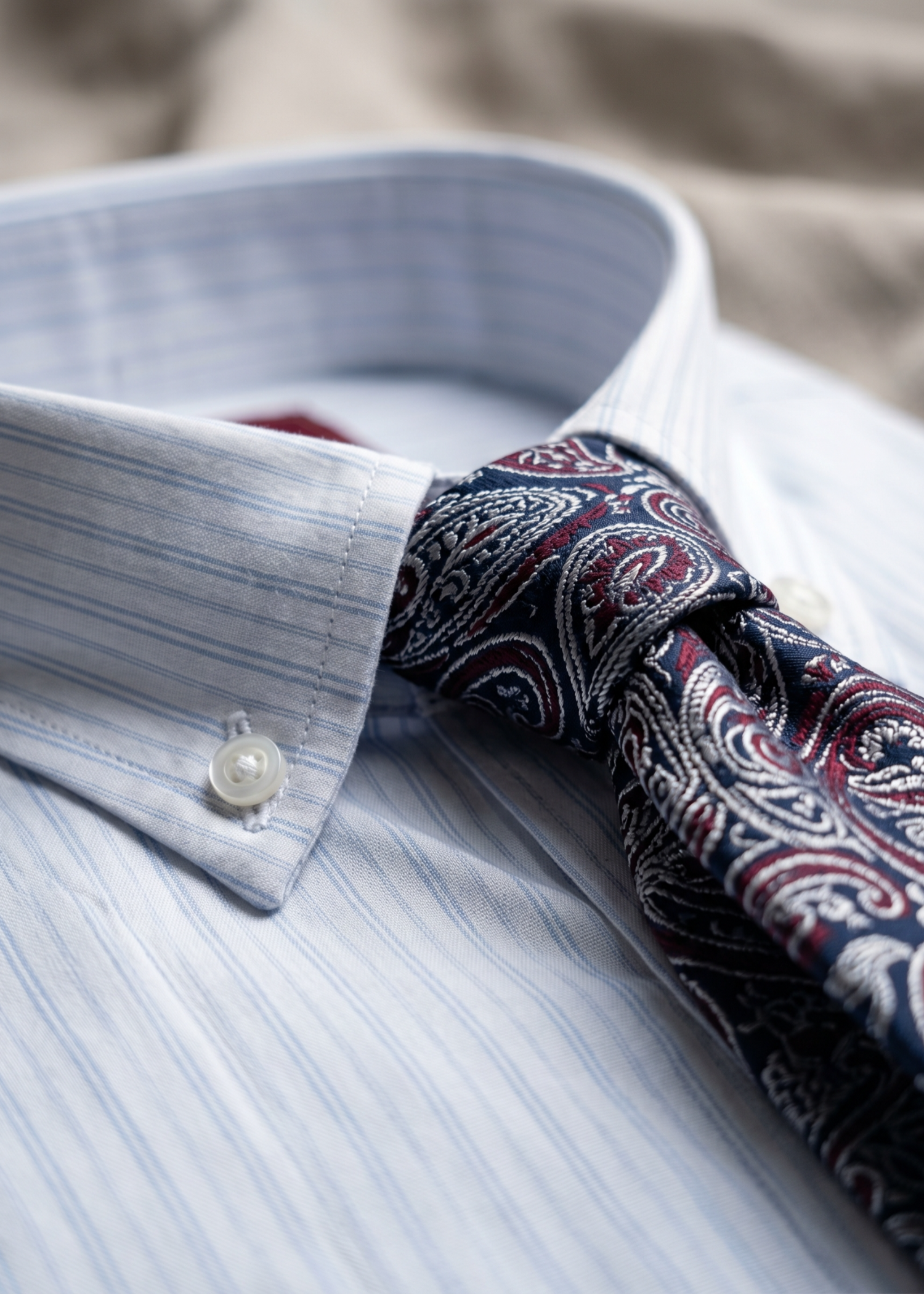 cotton Formal Shirt in Off-white