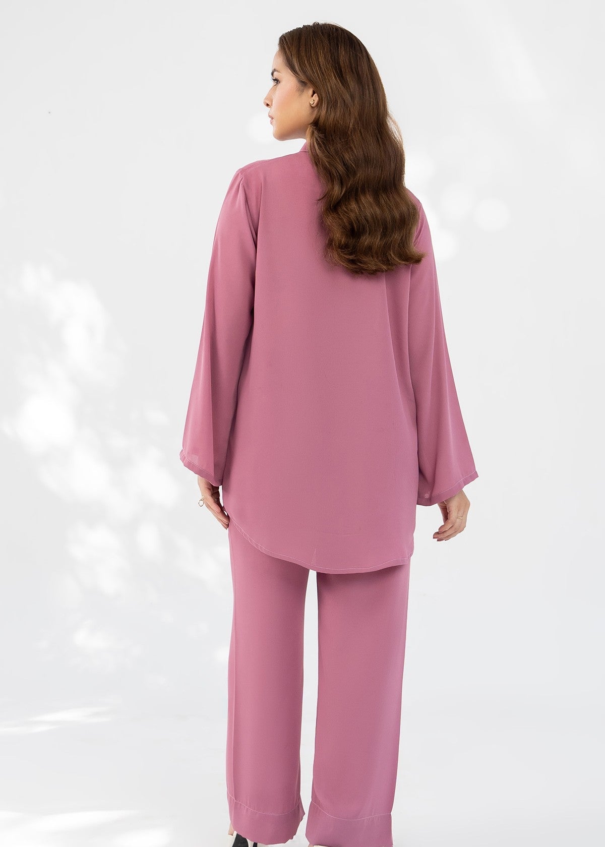 georgette Co Ord Sets in Bubblegum pink