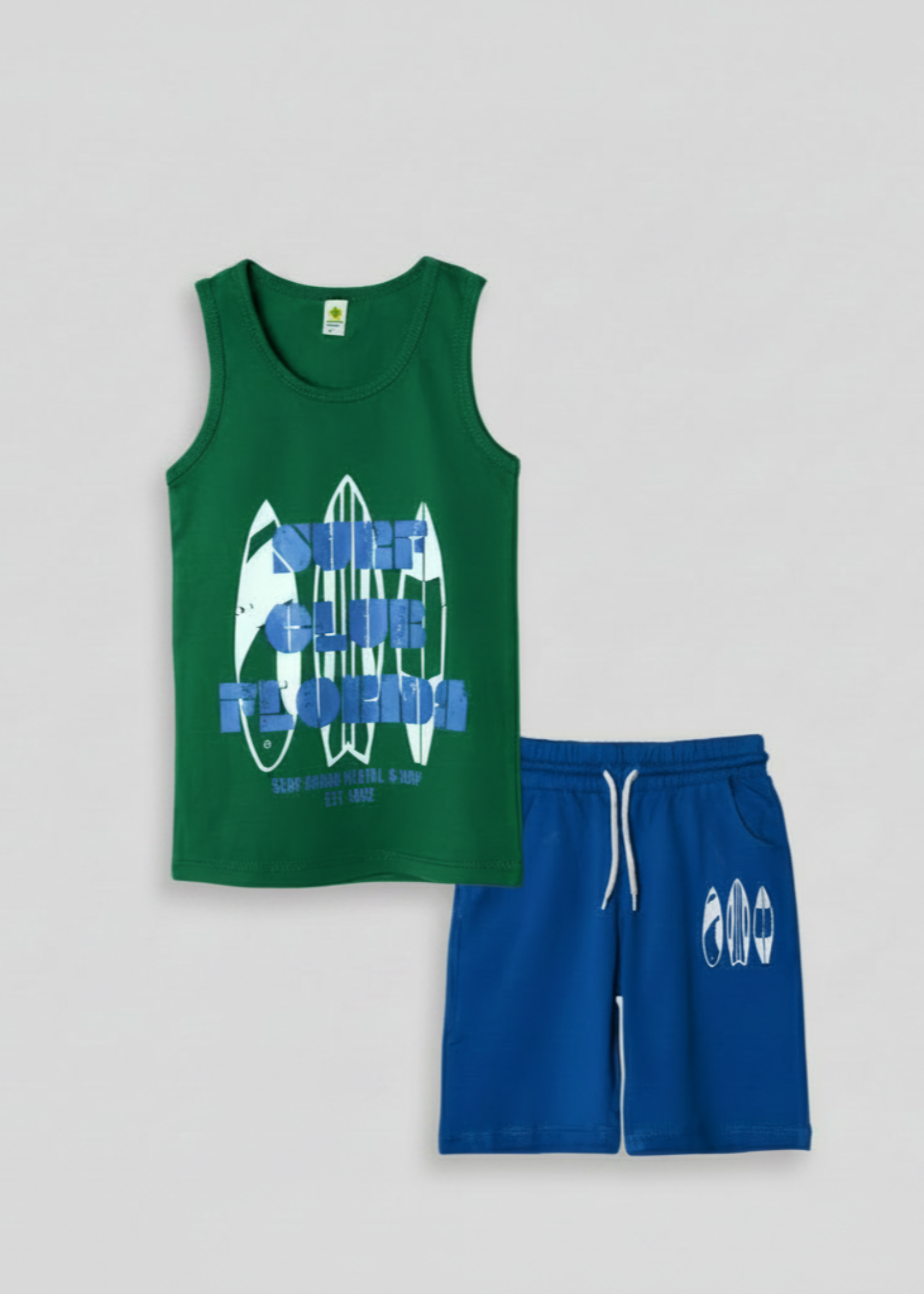 Co ord Sets in Blue, green